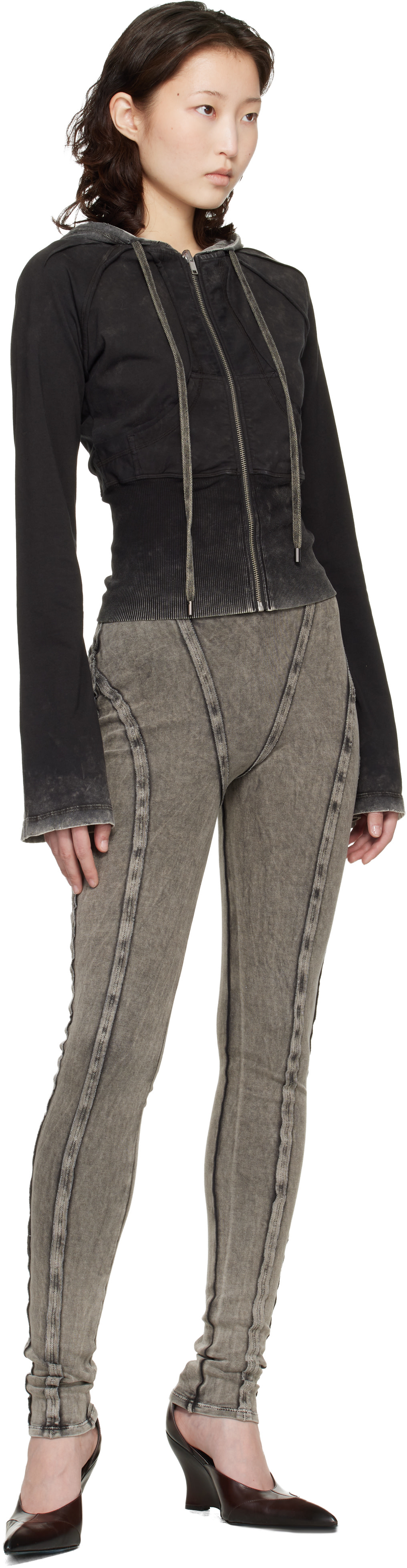 KNWLS - Pull à capuche Bellona noir