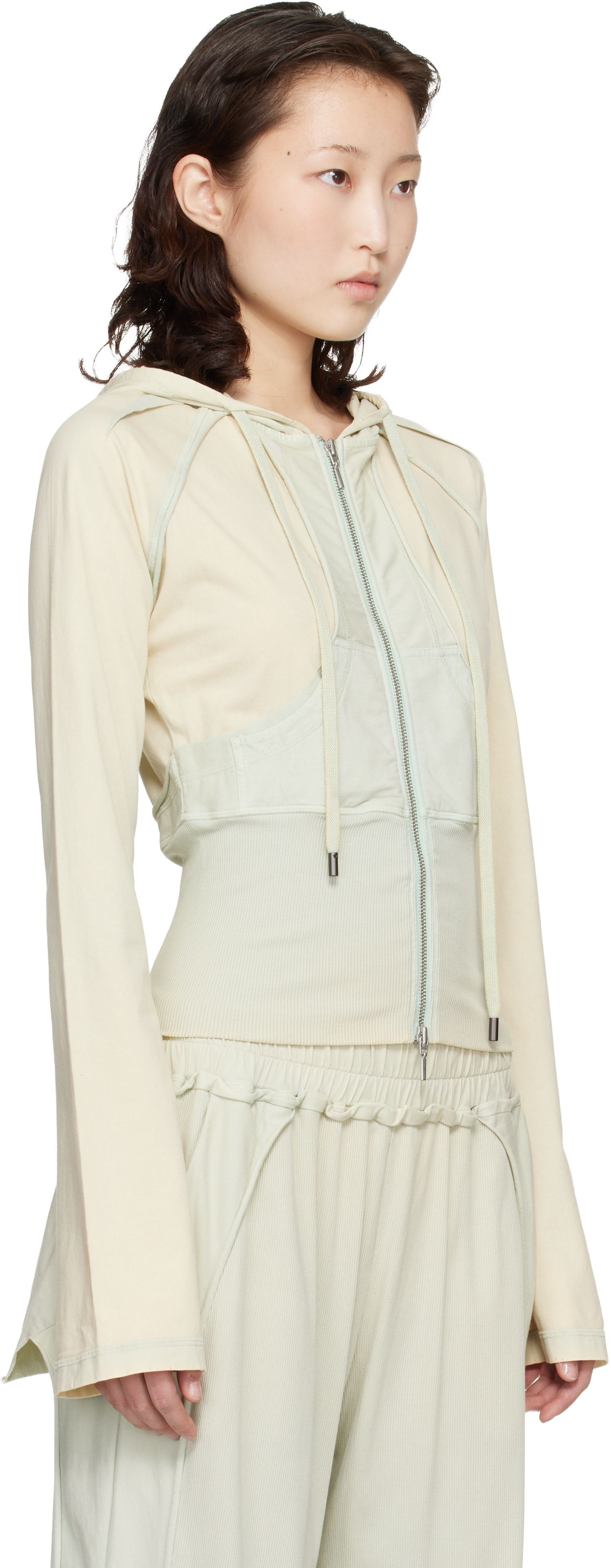 KNWLS - Pull à capuche Bellona vert