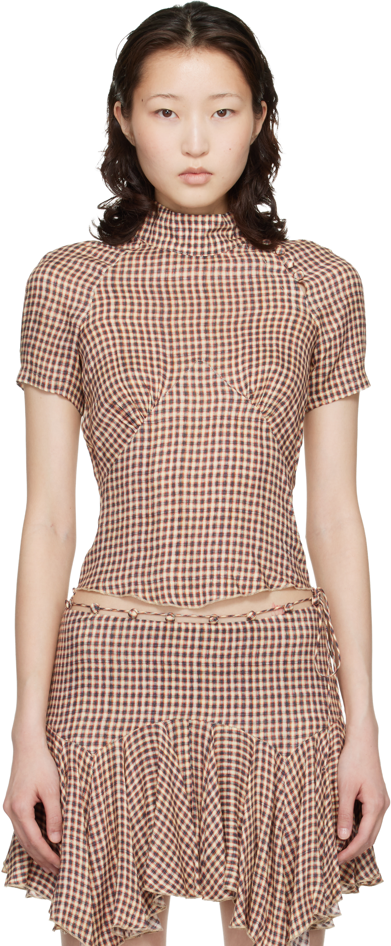 KNWLS - Chemisier Tess beige
