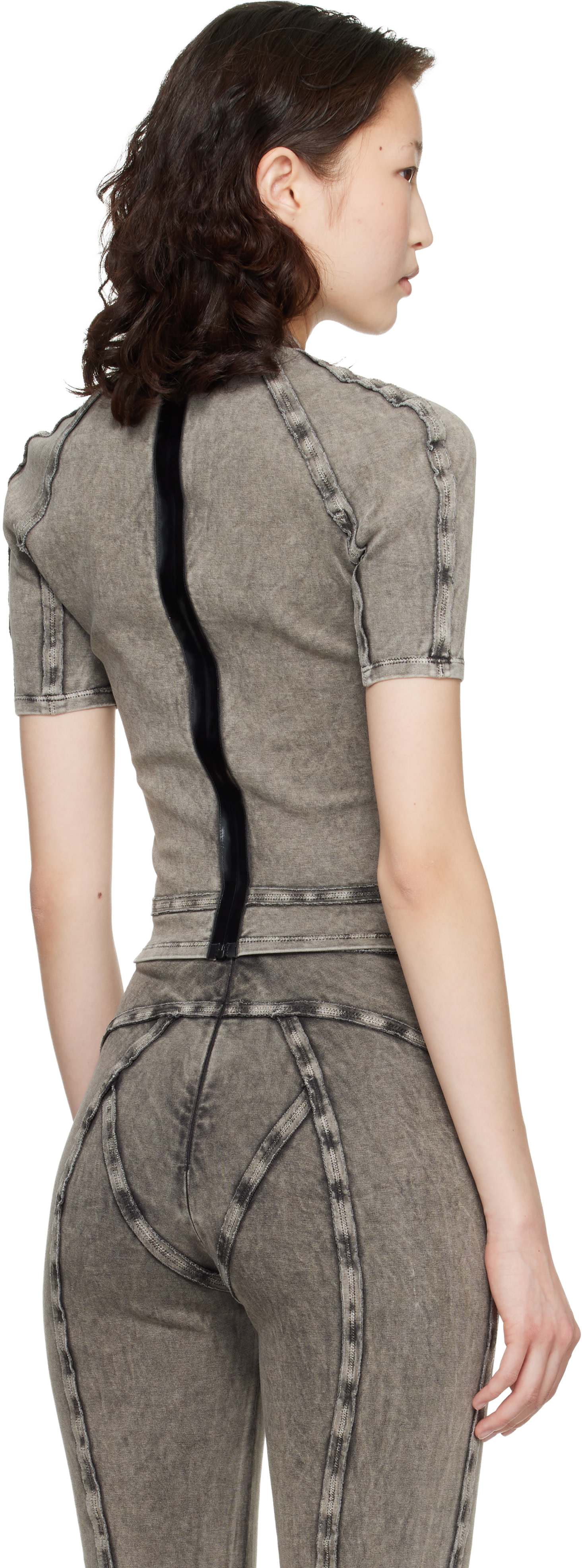 KNWLS - Black Scuba Top