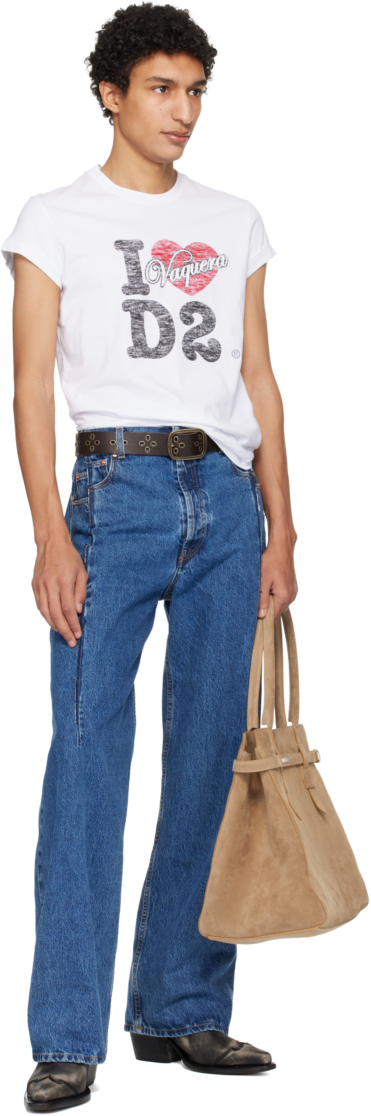 Dsquared2 - Cabas brun clair
