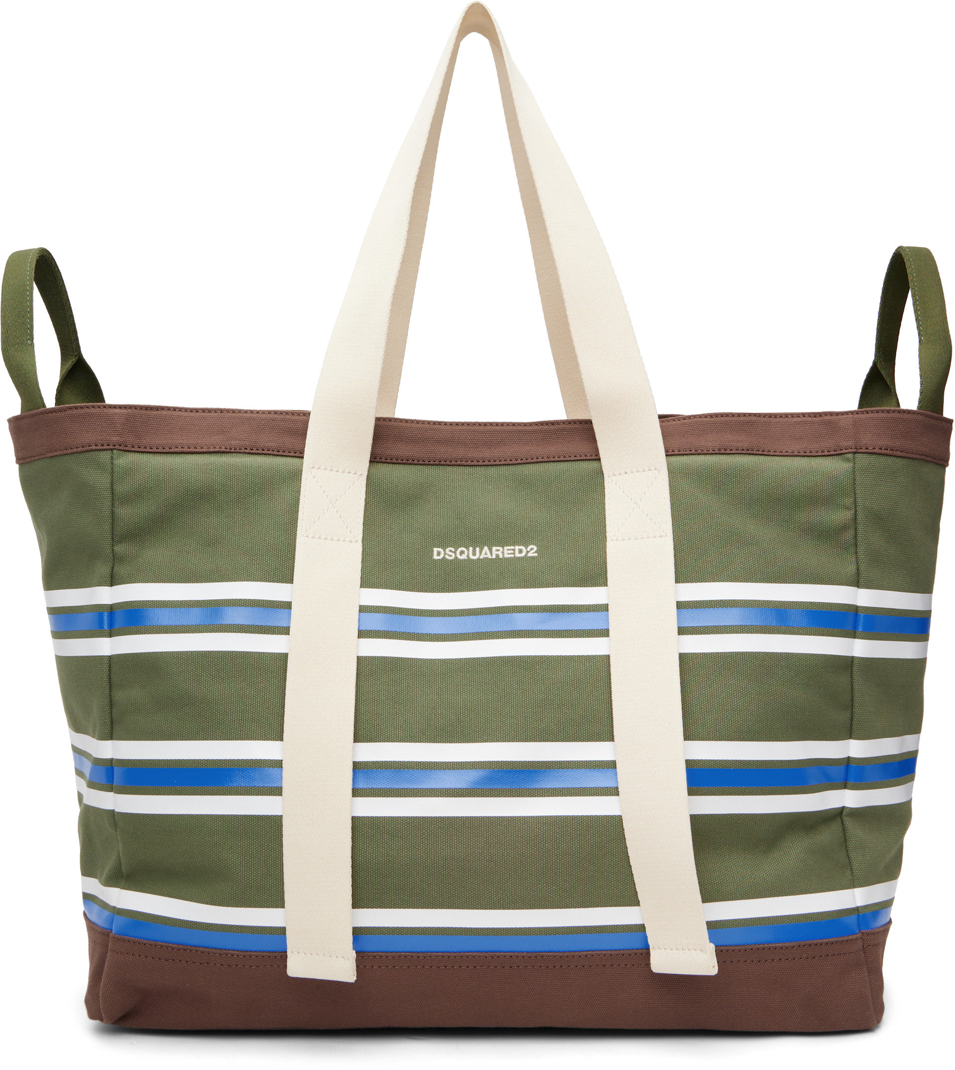 Dsquared2 - Cabas vert de style collégial à logo