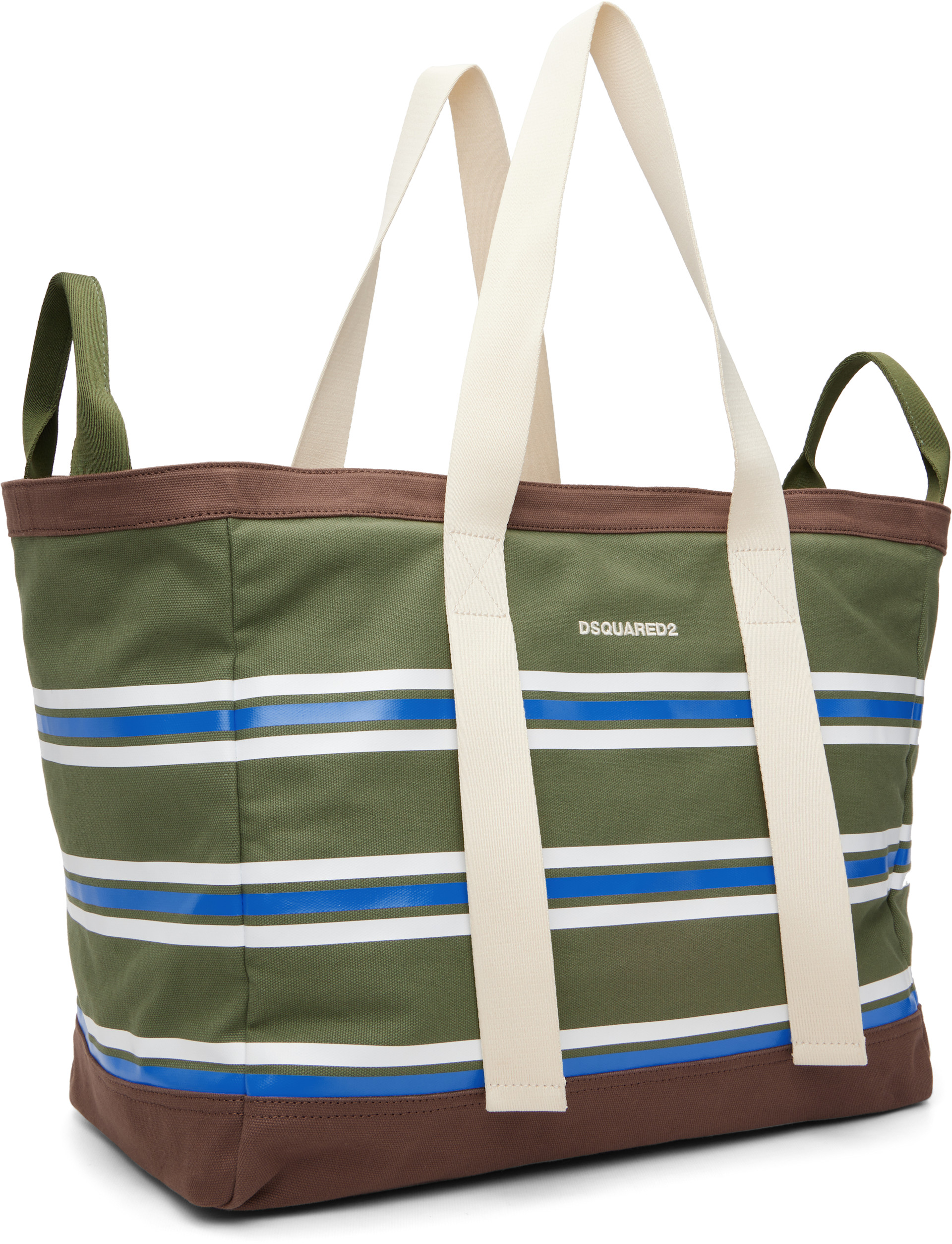 Dsquared2 - Cabas vert de style collégial à logo