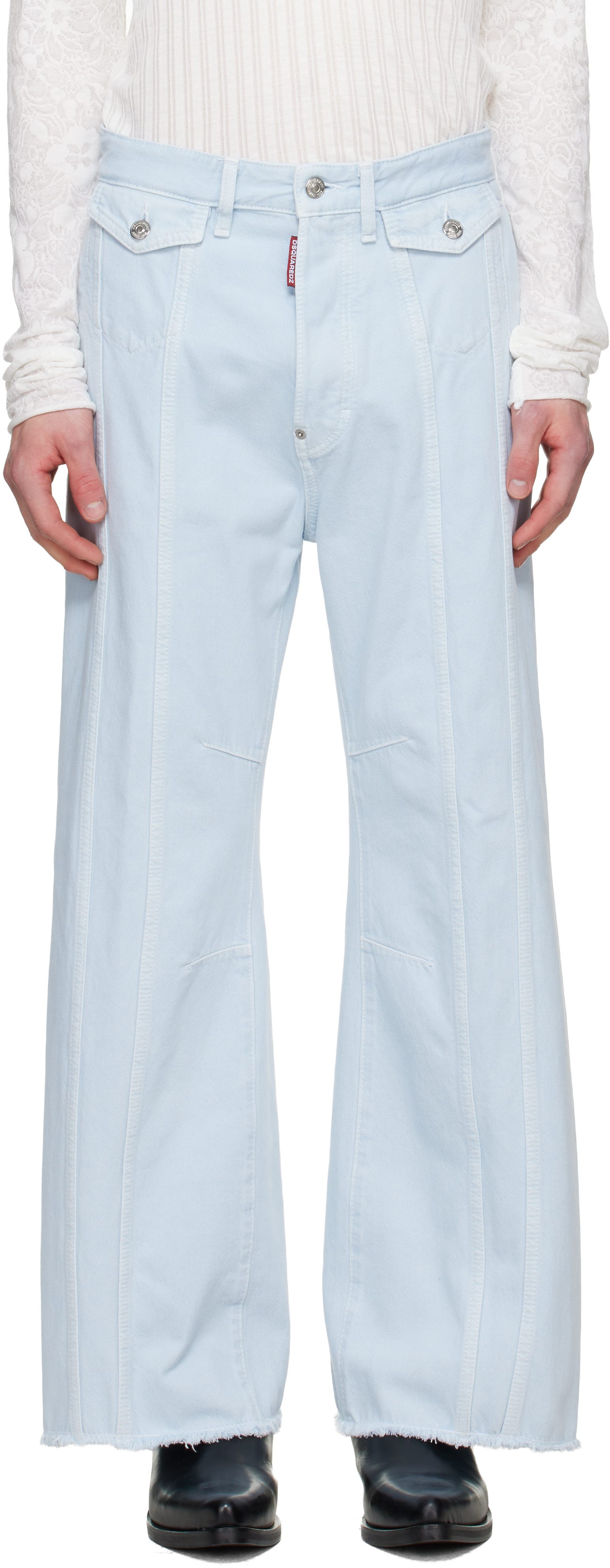 Dsquared2 - ブルー Powder Wash Eros ジーンズ