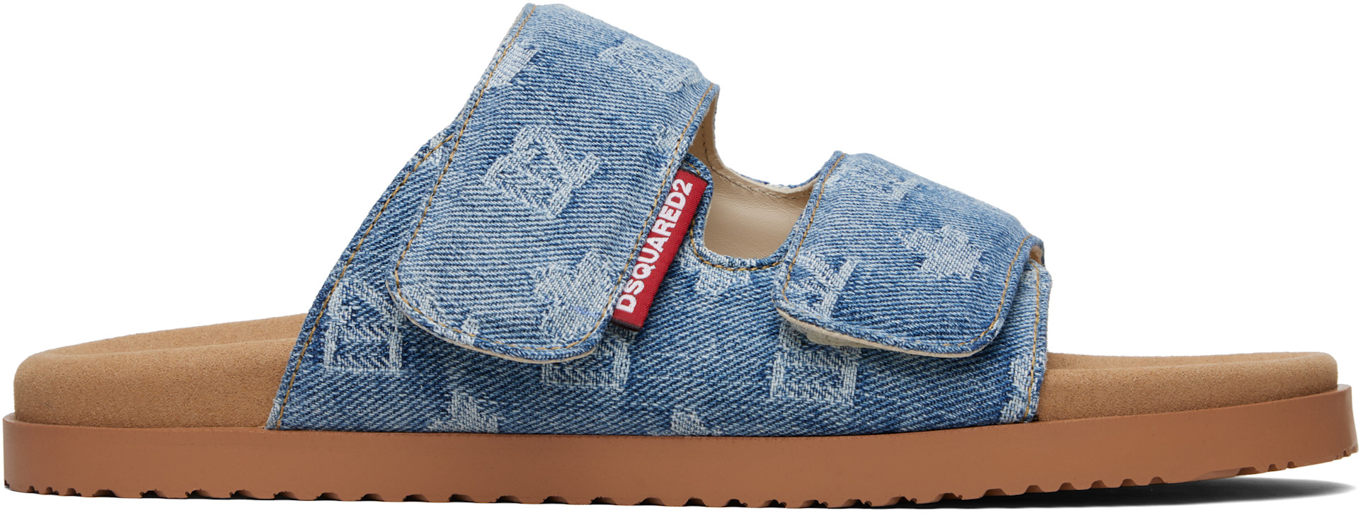 Dsquared2 - Blue D2 Monogram Sandals