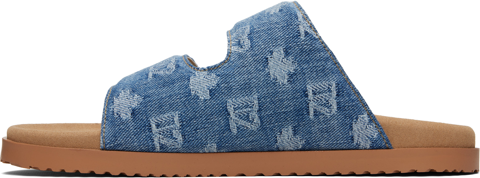Dsquared2 - Blue D2 Monogram Sandals