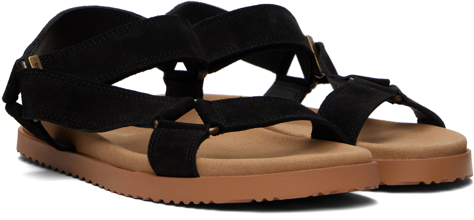 Dsquared2 - Sandales noires en suède