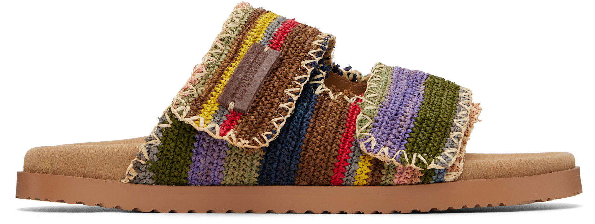 Dsquared2 - Multicolor Striped Sandals