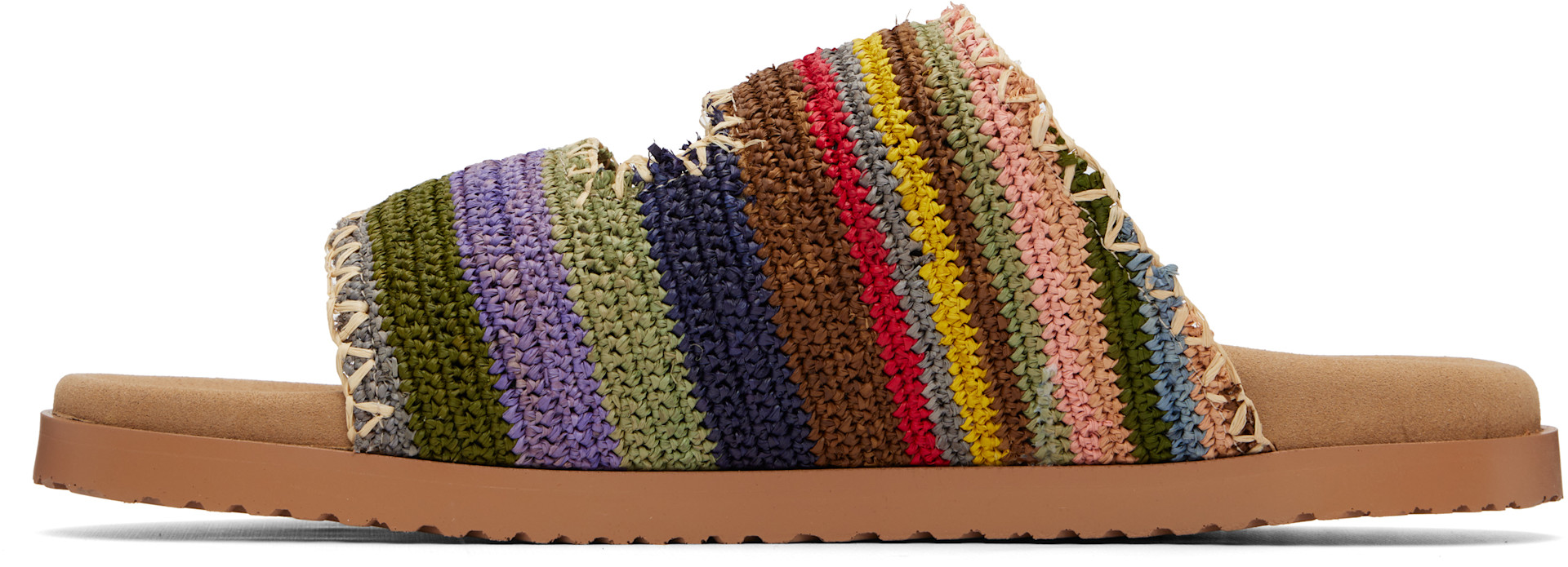 Dsquared2 - Multicolor Striped Sandals