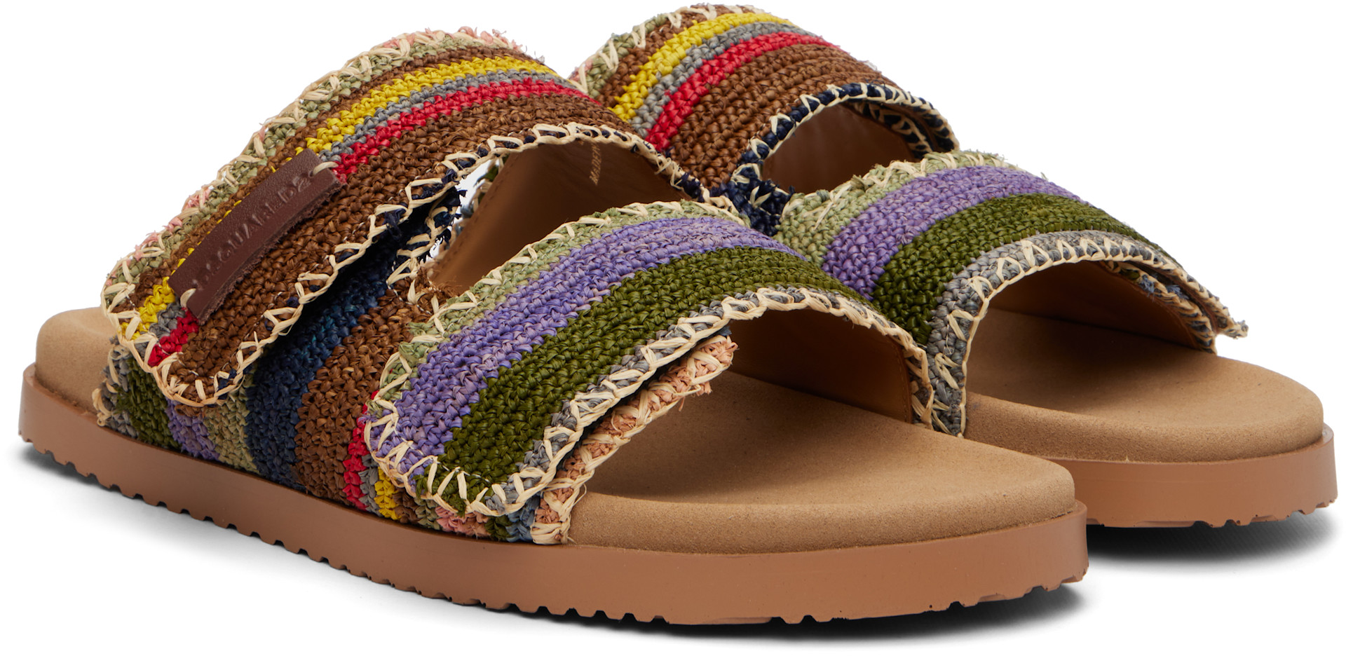 Dsquared2 - Multicolor Striped Sandals