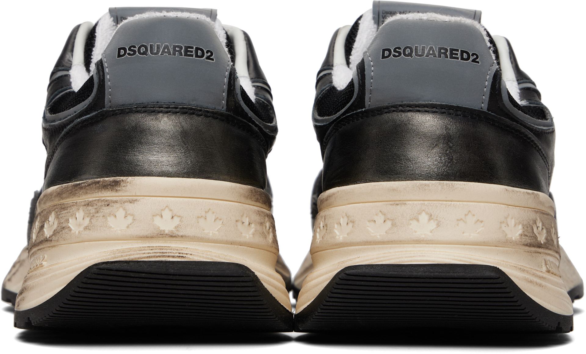 Dsquared2 - Baskets Sprinter noir et argentées