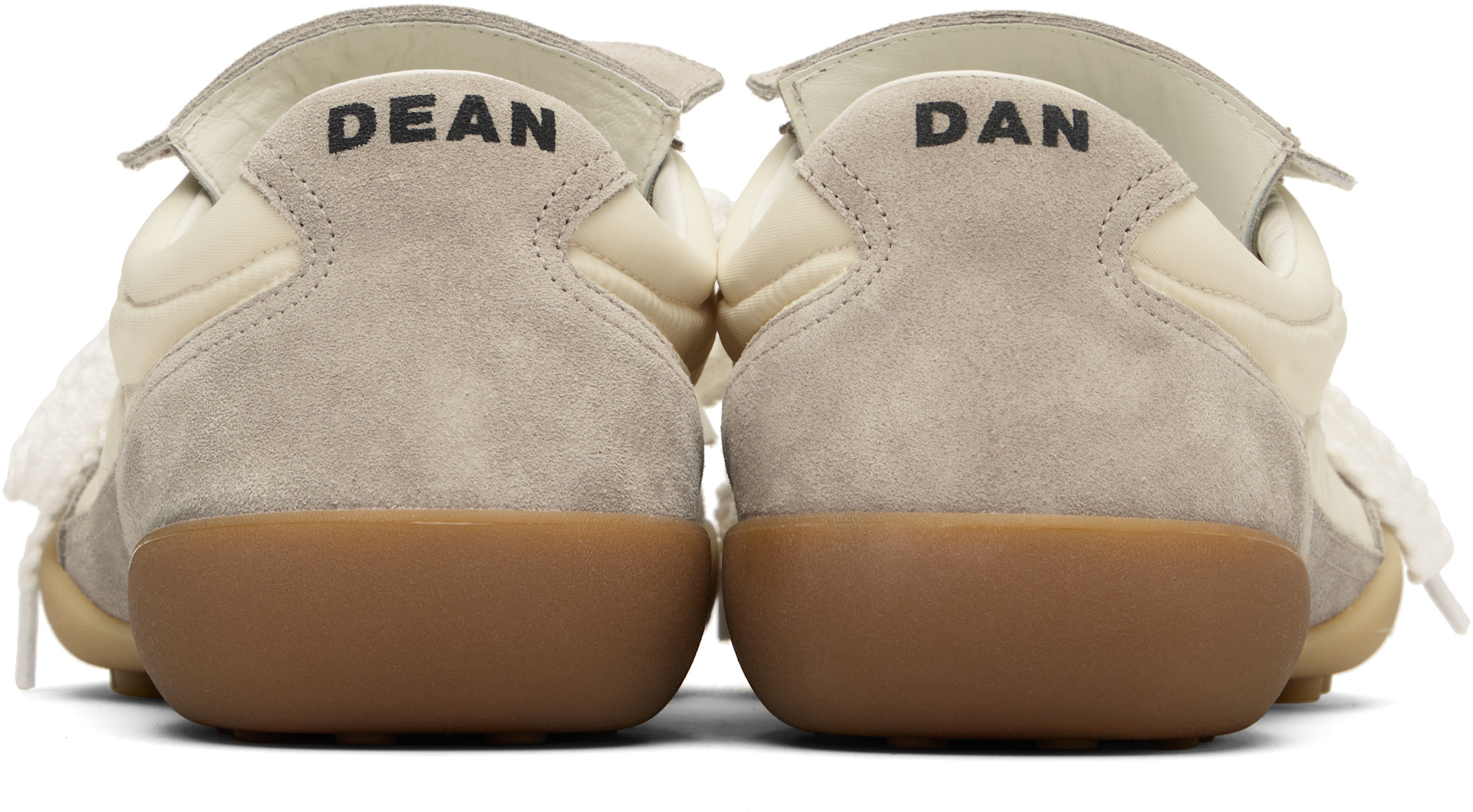 Dsquared2 - Baskets de soccer gris et blanc cassé