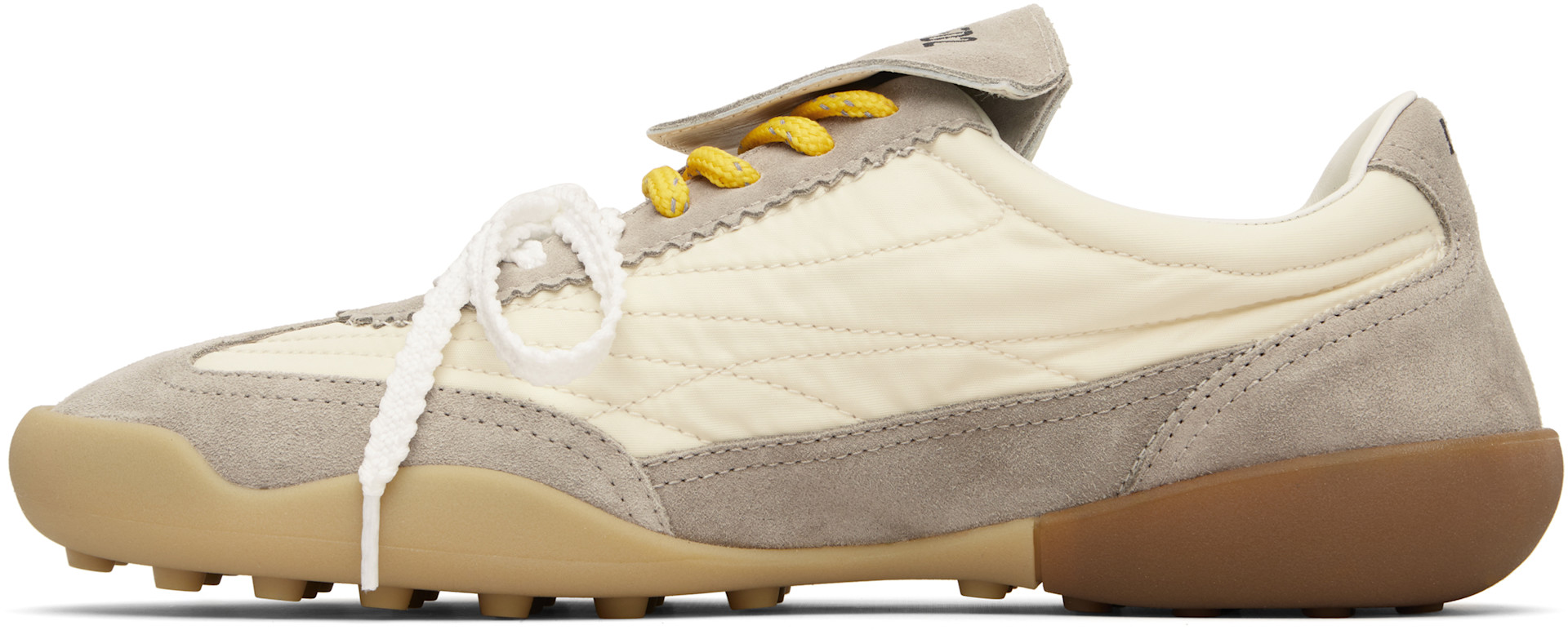 Dsquared2 - Baskets de soccer gris et blanc cassé