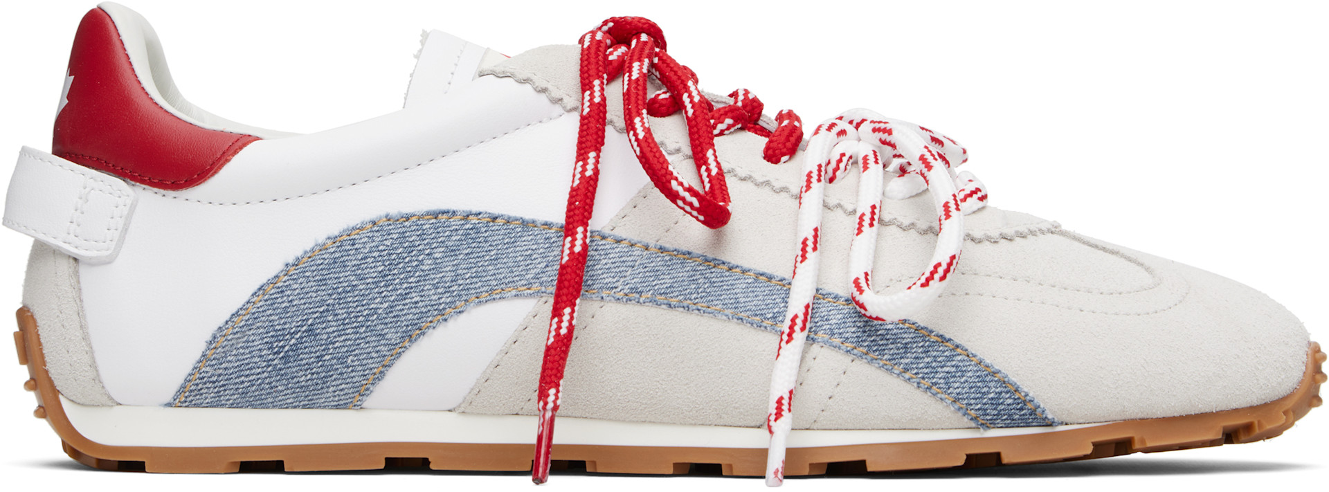 Dsquared2 - Baskets DC-642 beige et blanc