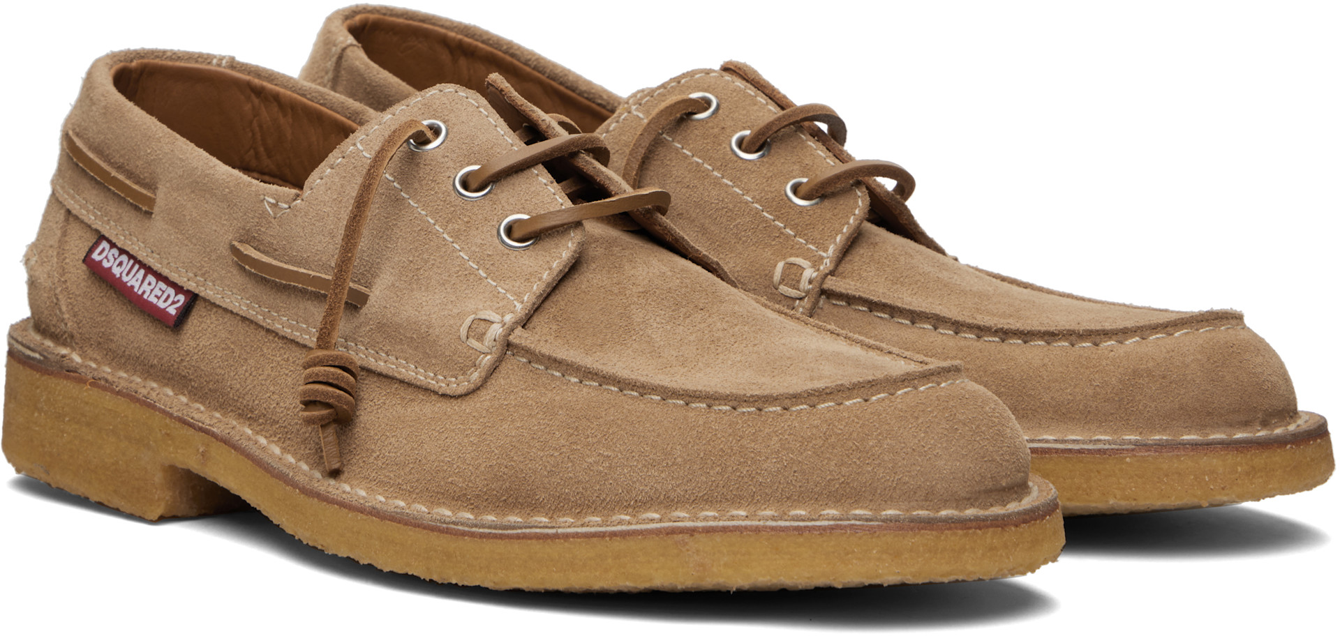 Dsquared2 - Chaussures bateau Neoclassic brun clair