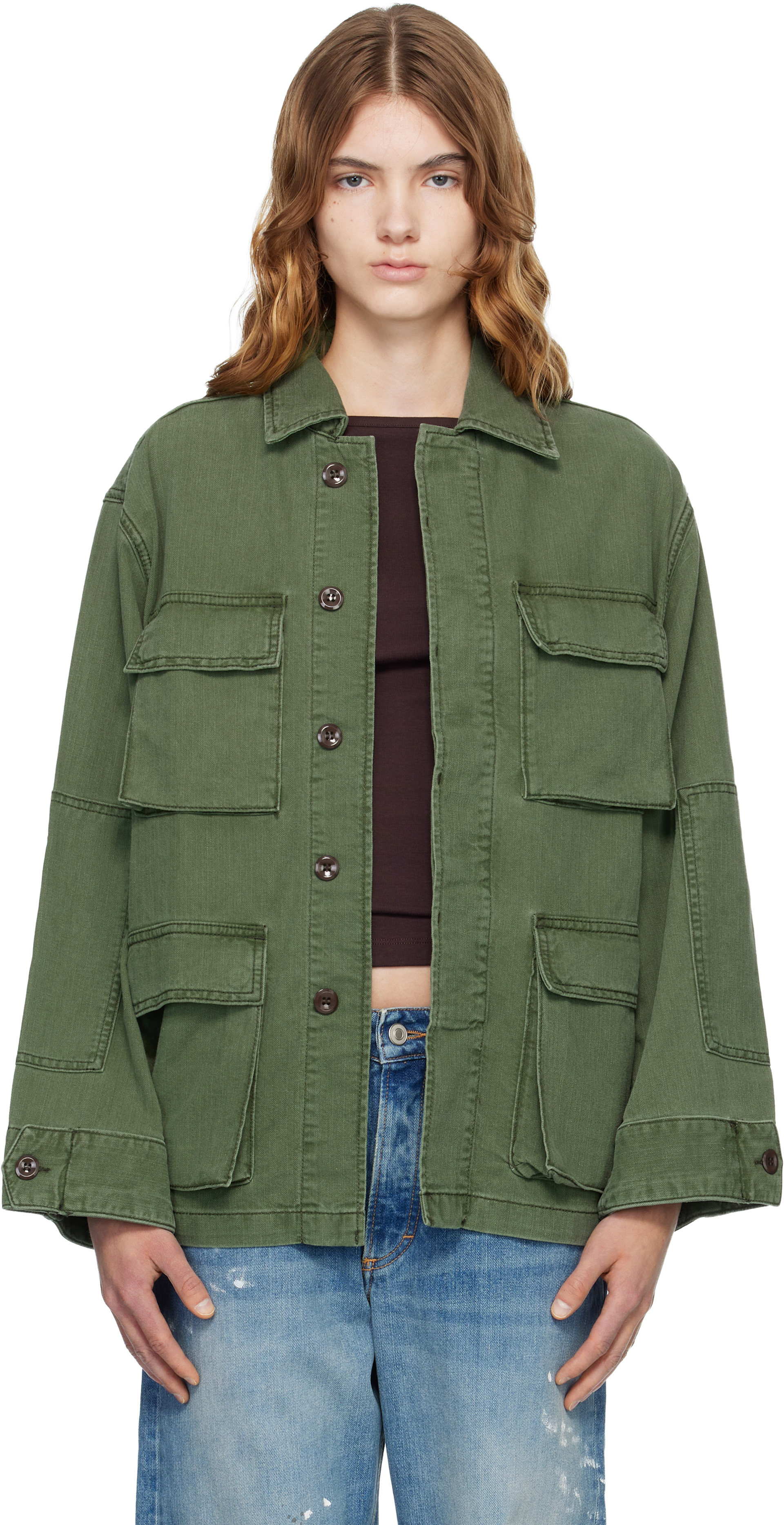 Jeanerica - Blouson Lucy vert