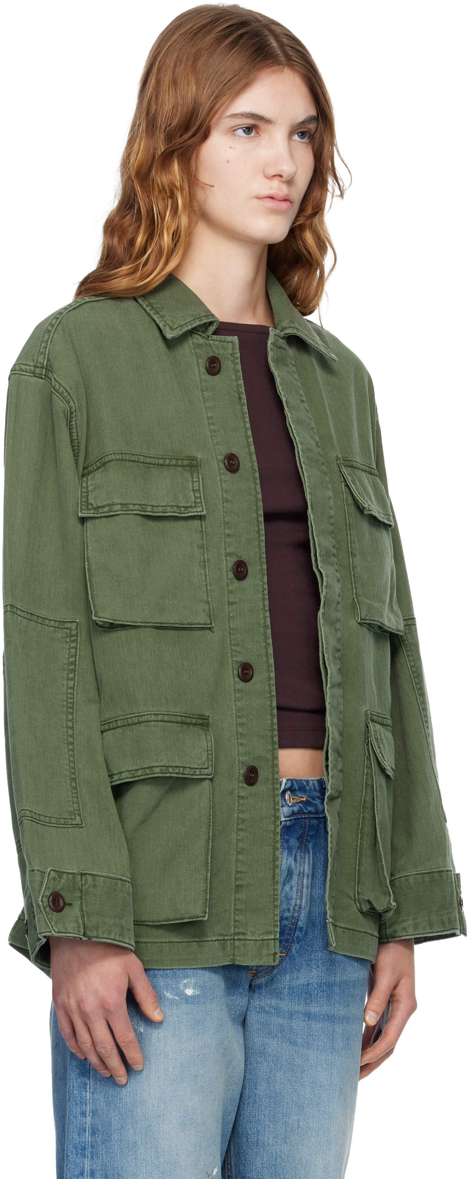 Jeanerica - Blouson Lucy vert