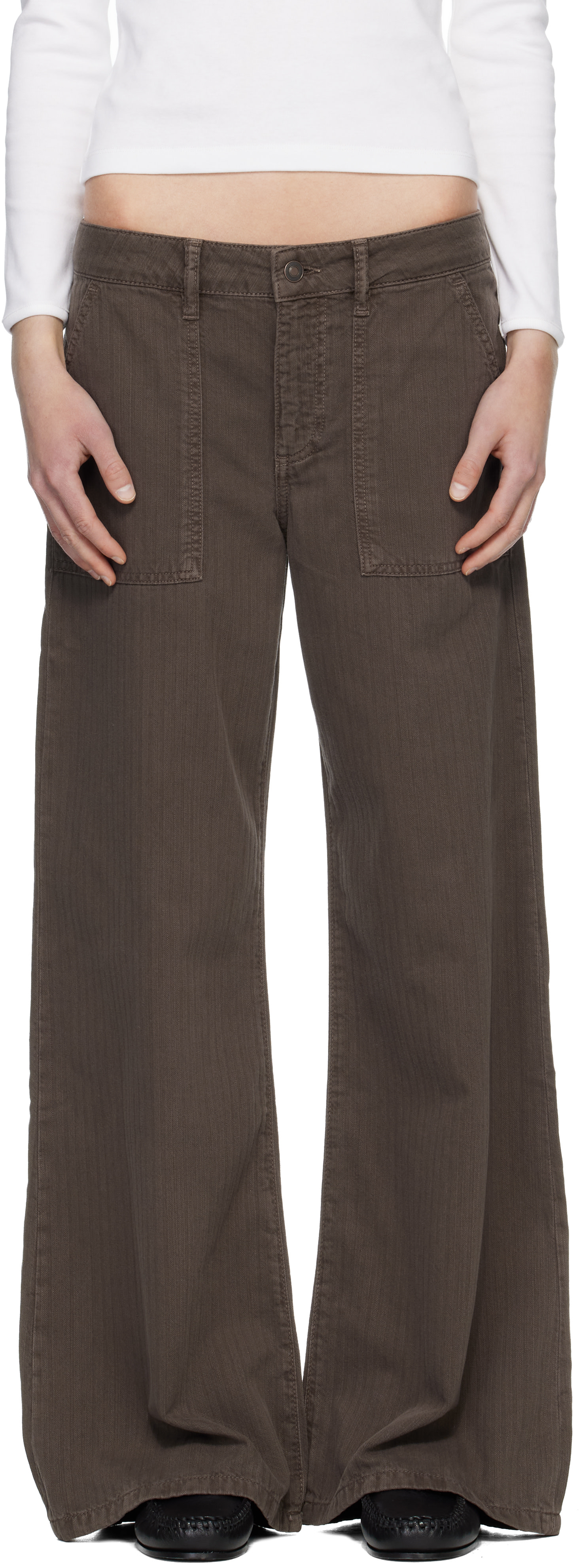 Jeanerica - Pantalon Guell brun