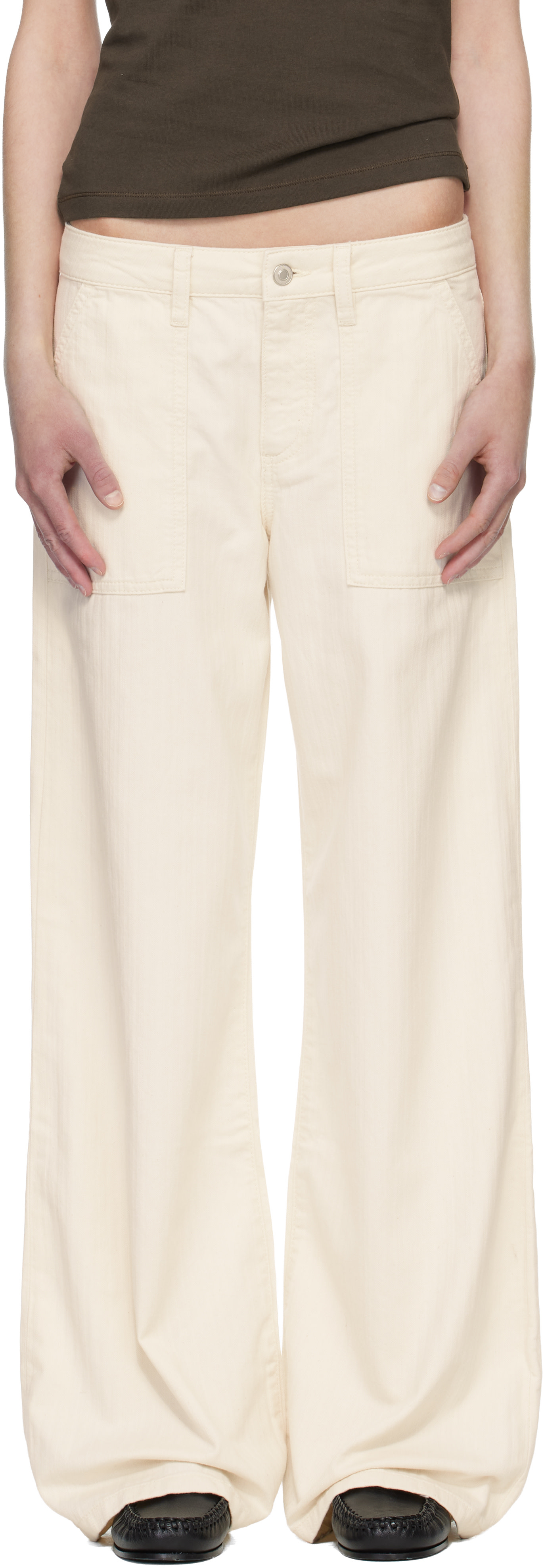 Jeanerica - Pantalon Guell blanc