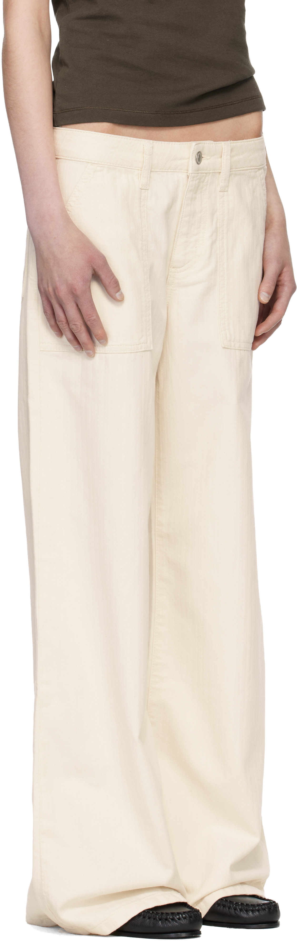 Jeanerica - Pantalon Guell blanc