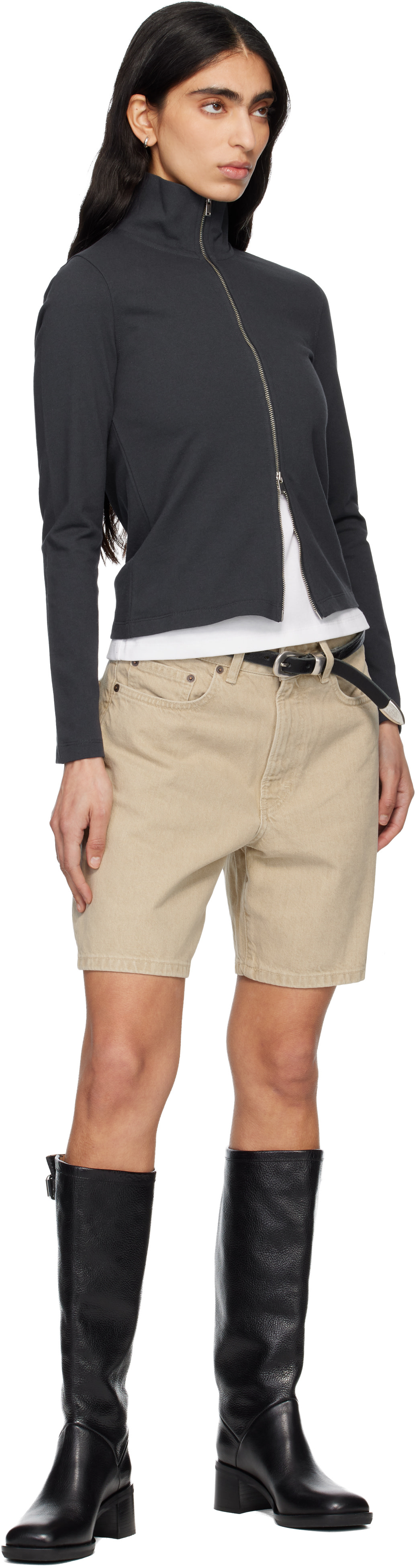 Jeanerica - Short Belem beige en denim