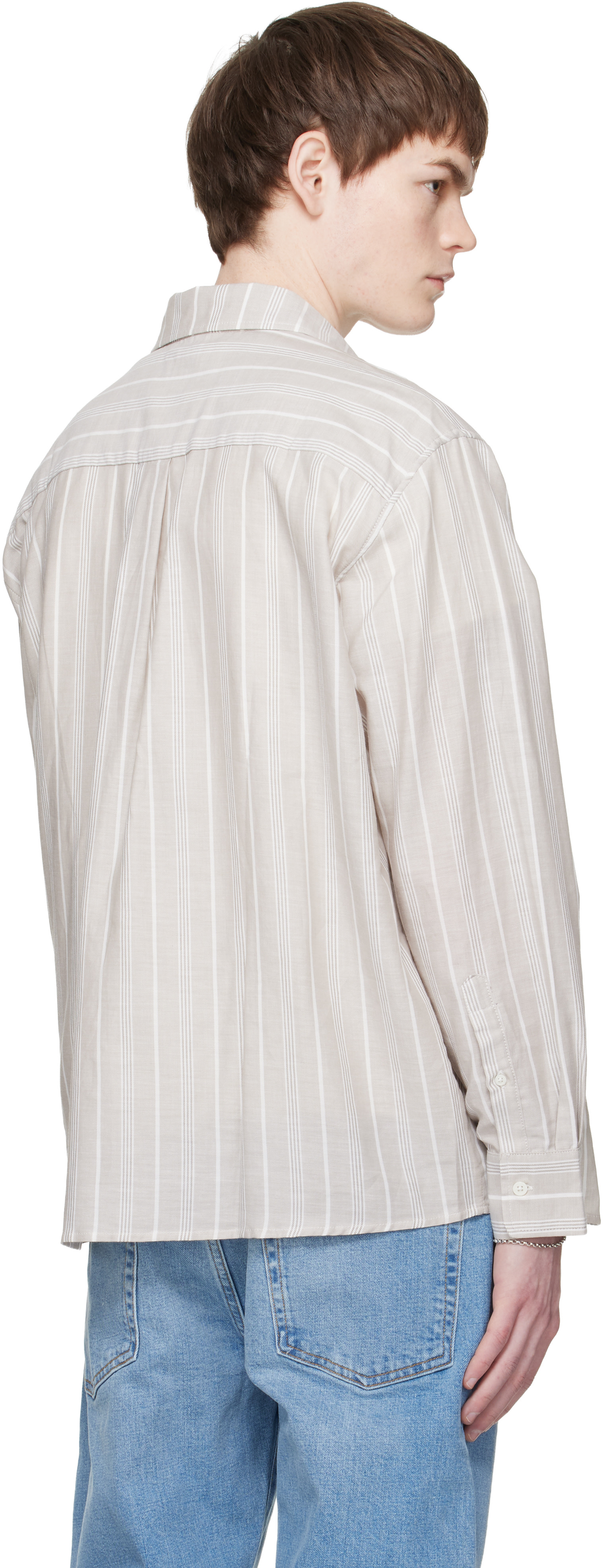 JEANERICA - Taupe Byron Shirt