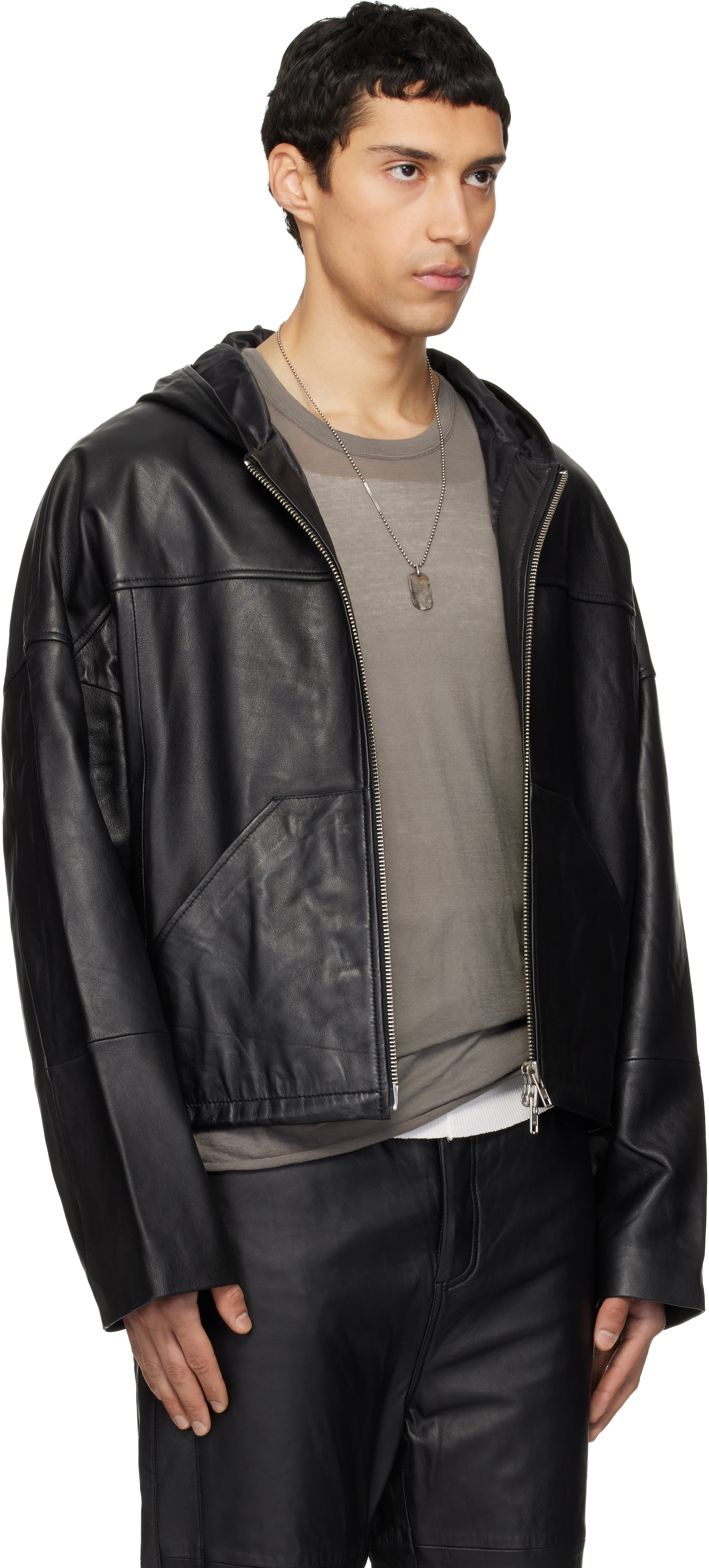 ジャケット・アウター Deadwood / Velar Spike Leather Jacket