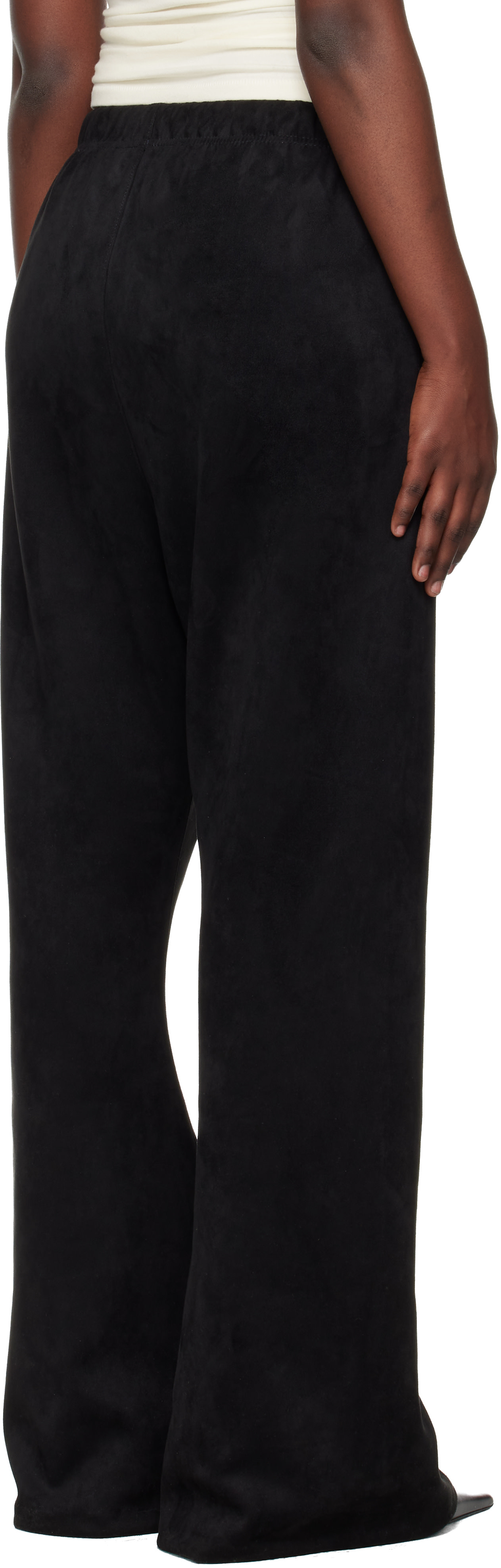 Fear of God ESSENTIALS: Gray Holiday Faux-Suede Fleece Flare