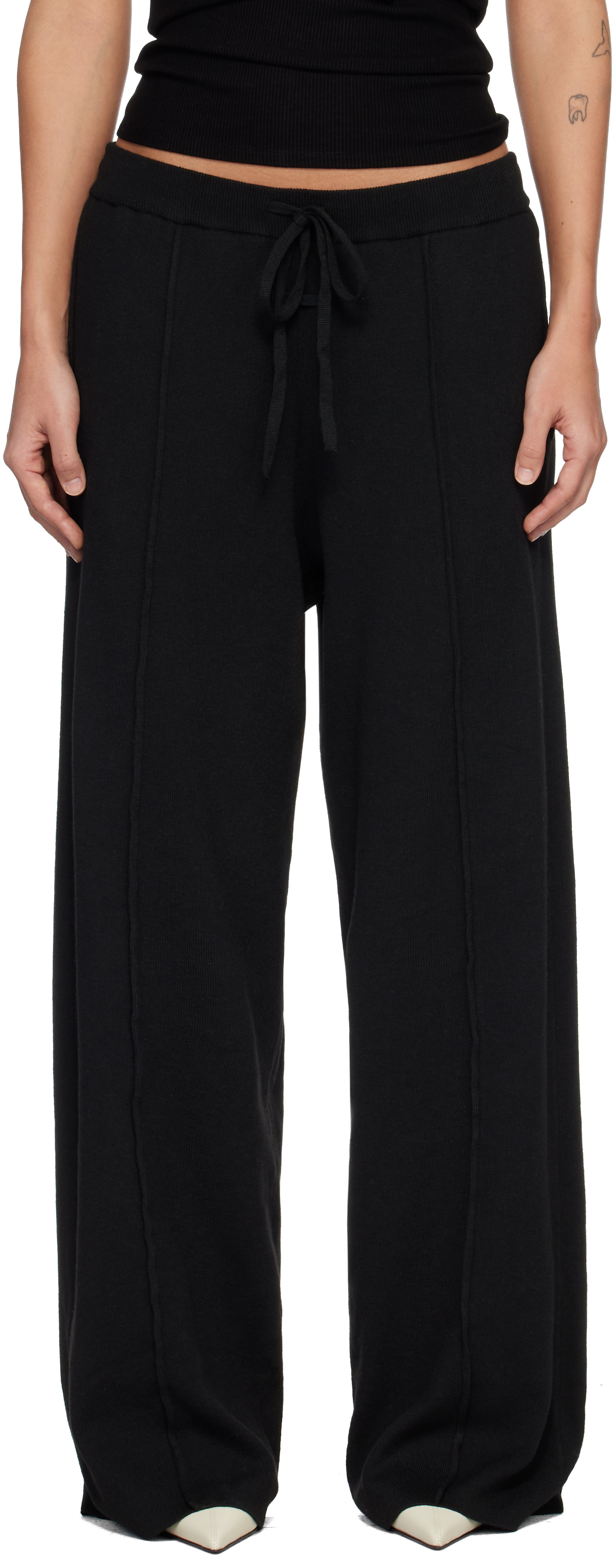 Fear of God ESSENTIALS - Pantalon de survêtement décontracté noir