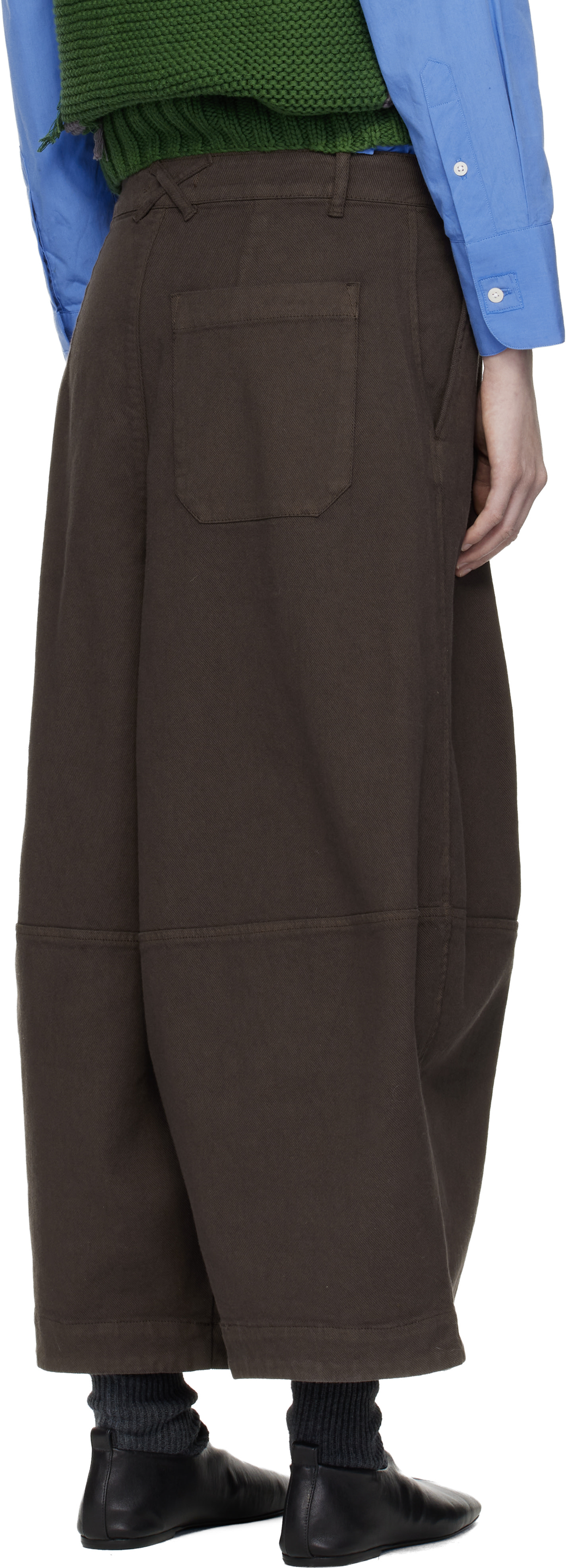 YMC - Pantalon Earth Deadbeat brun