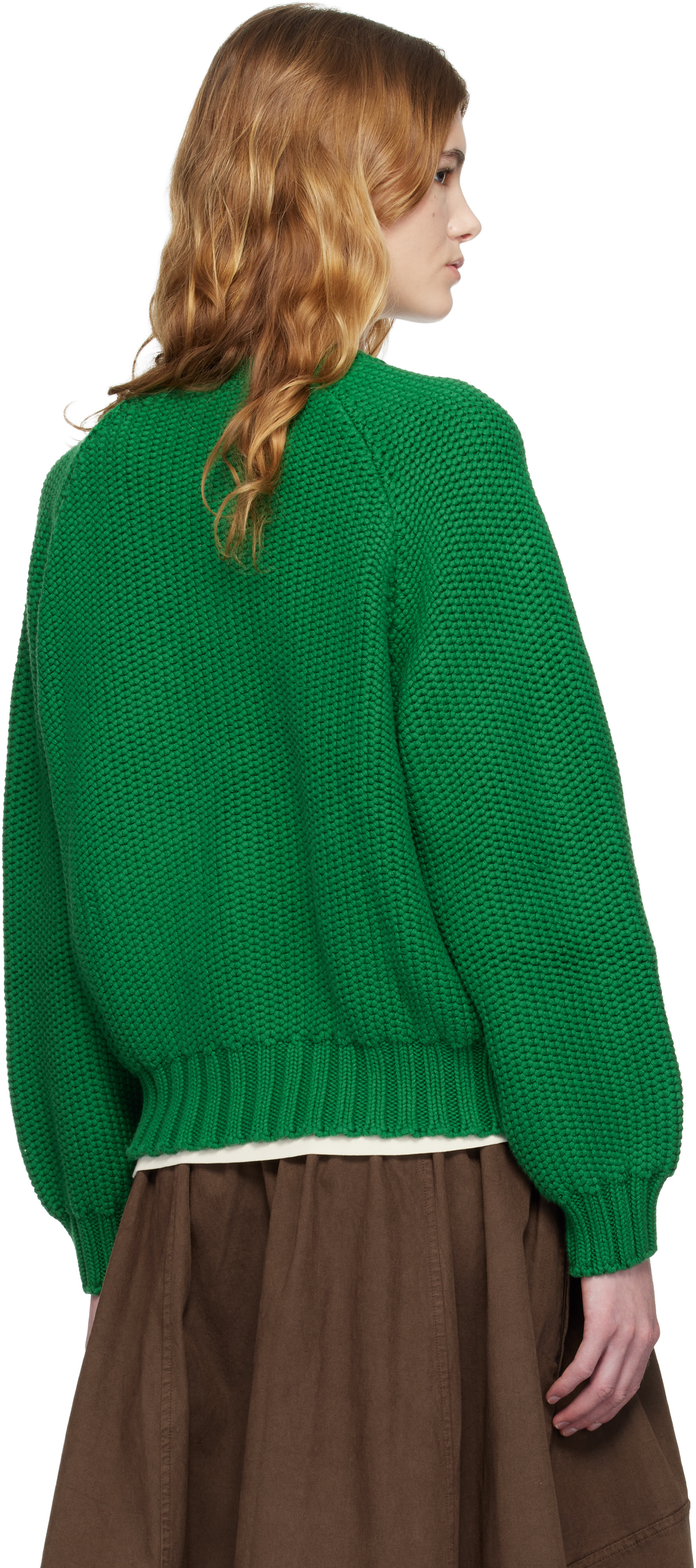 YMC - Cardigan Atomic vert