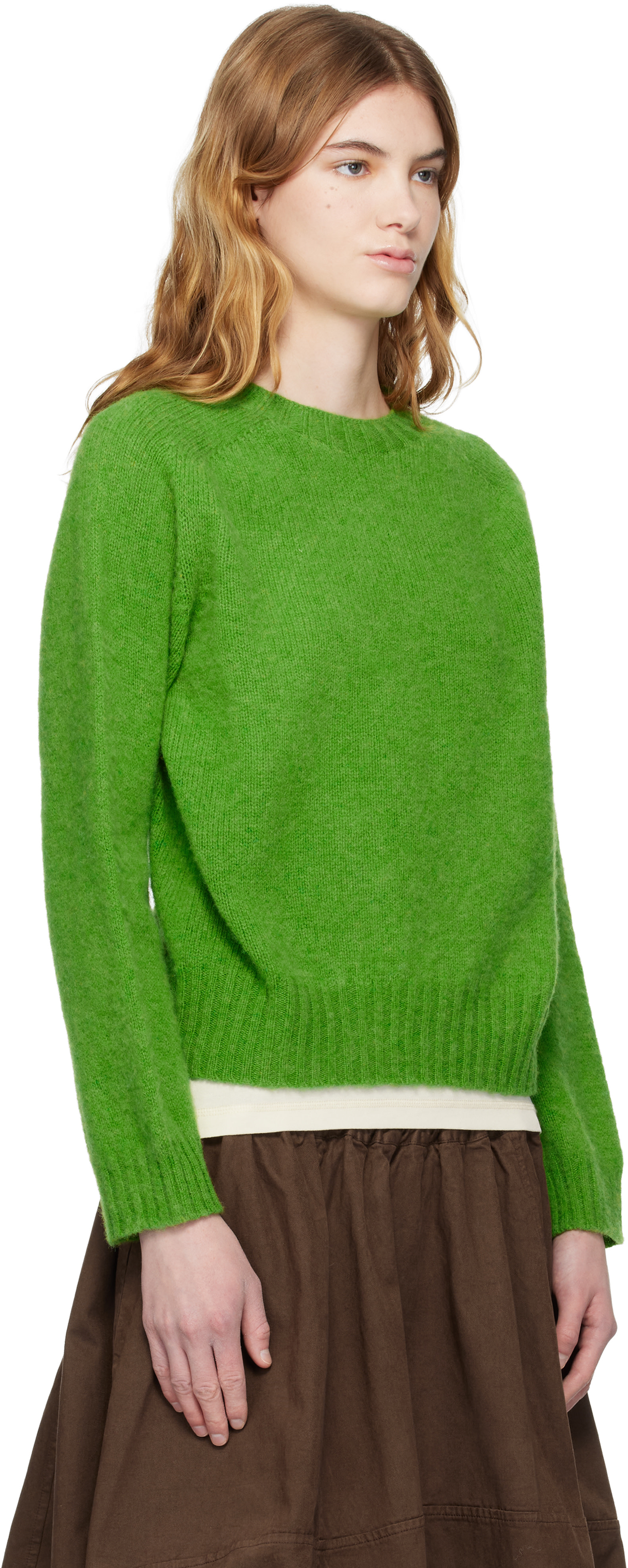 YMC - Pull Jets vert exclusif à SSENSE