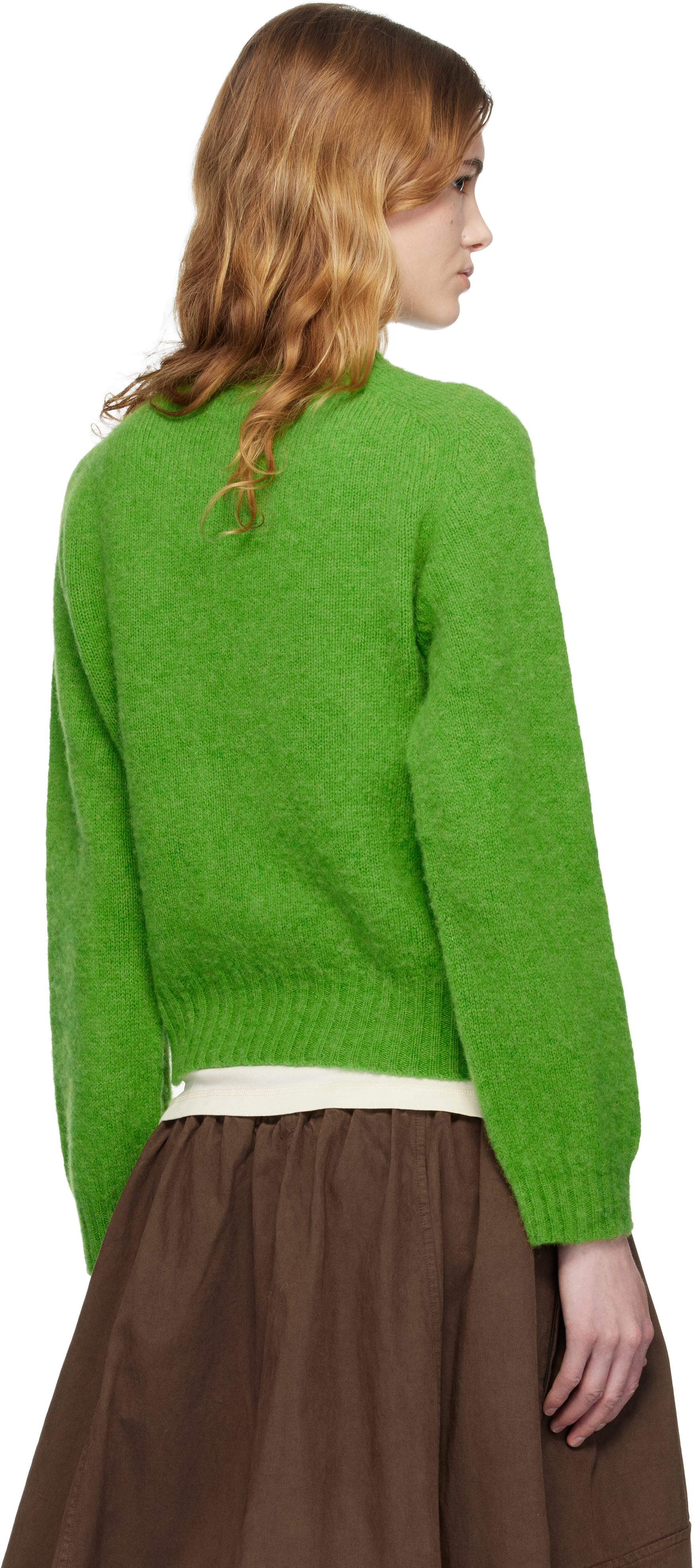 YMC - Pull Jets vert exclusif à SSENSE