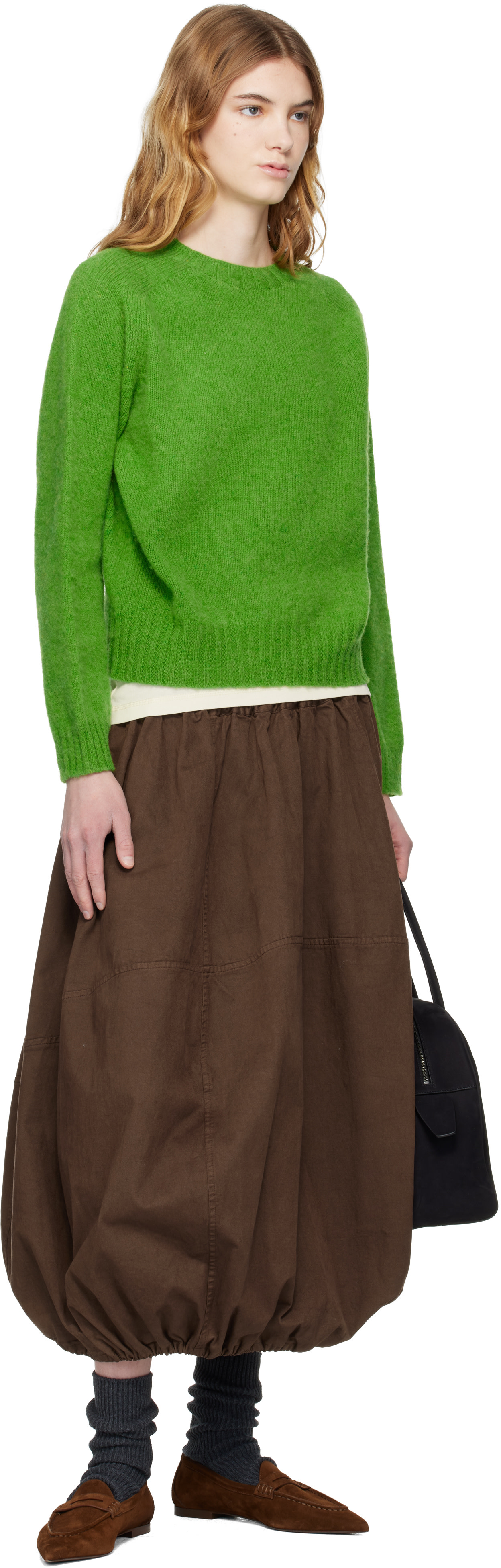YMC - Pull Jets vert exclusif à SSENSE