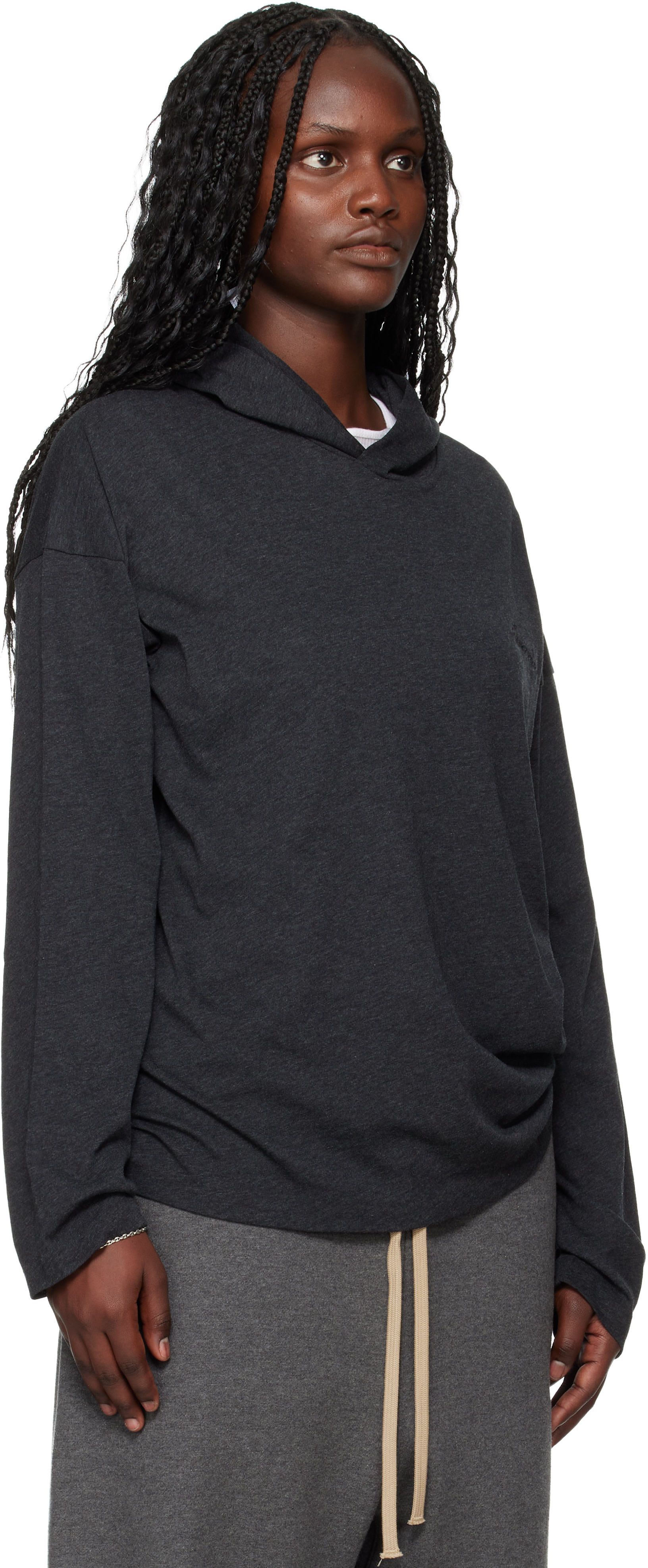 Fear of God ESSENTIALS: Gray Holiday Embroidered Classic Fit Long