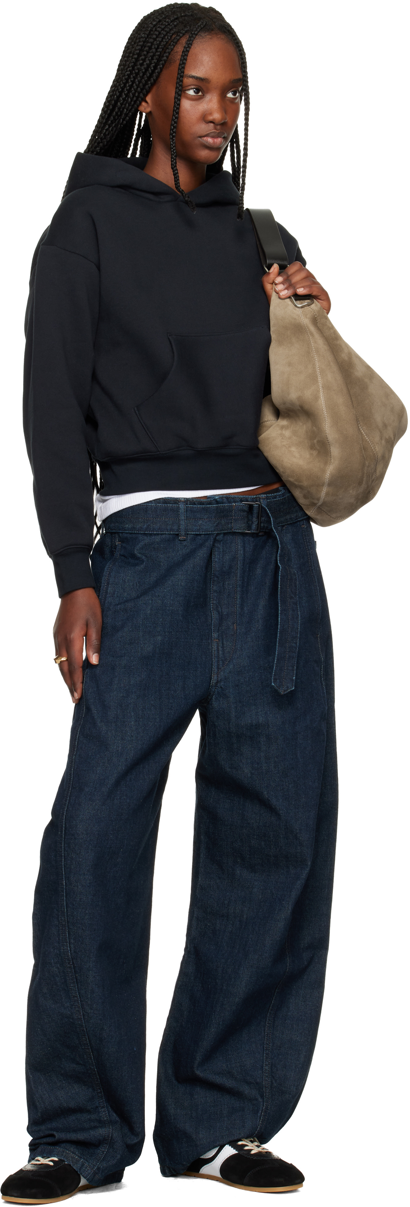 Fear of God ESSENTIALS: Black Classic Hoodie | SSENSE