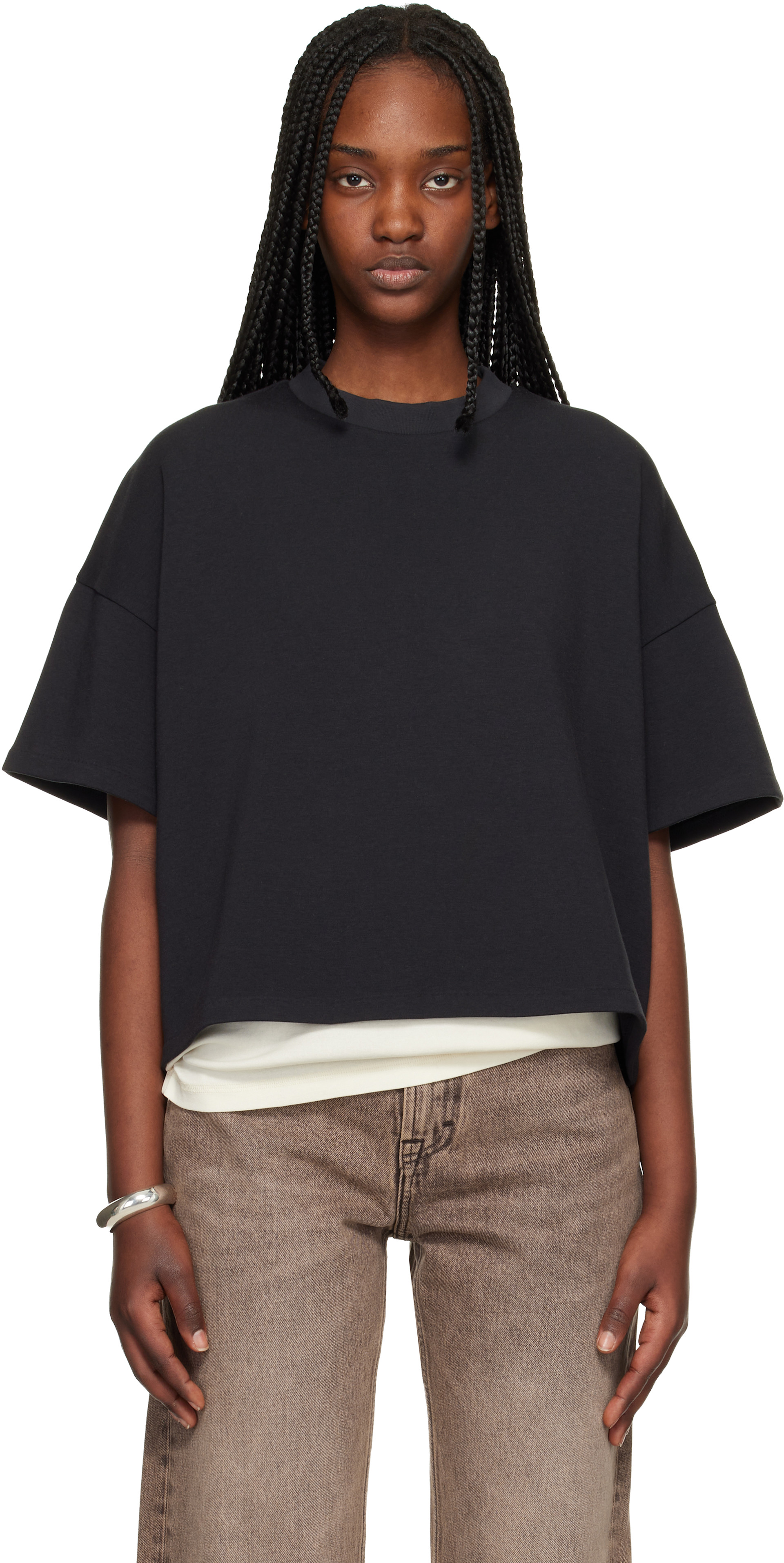 Fear of God ESSENTIALS - 블랙 박시 티셔츠