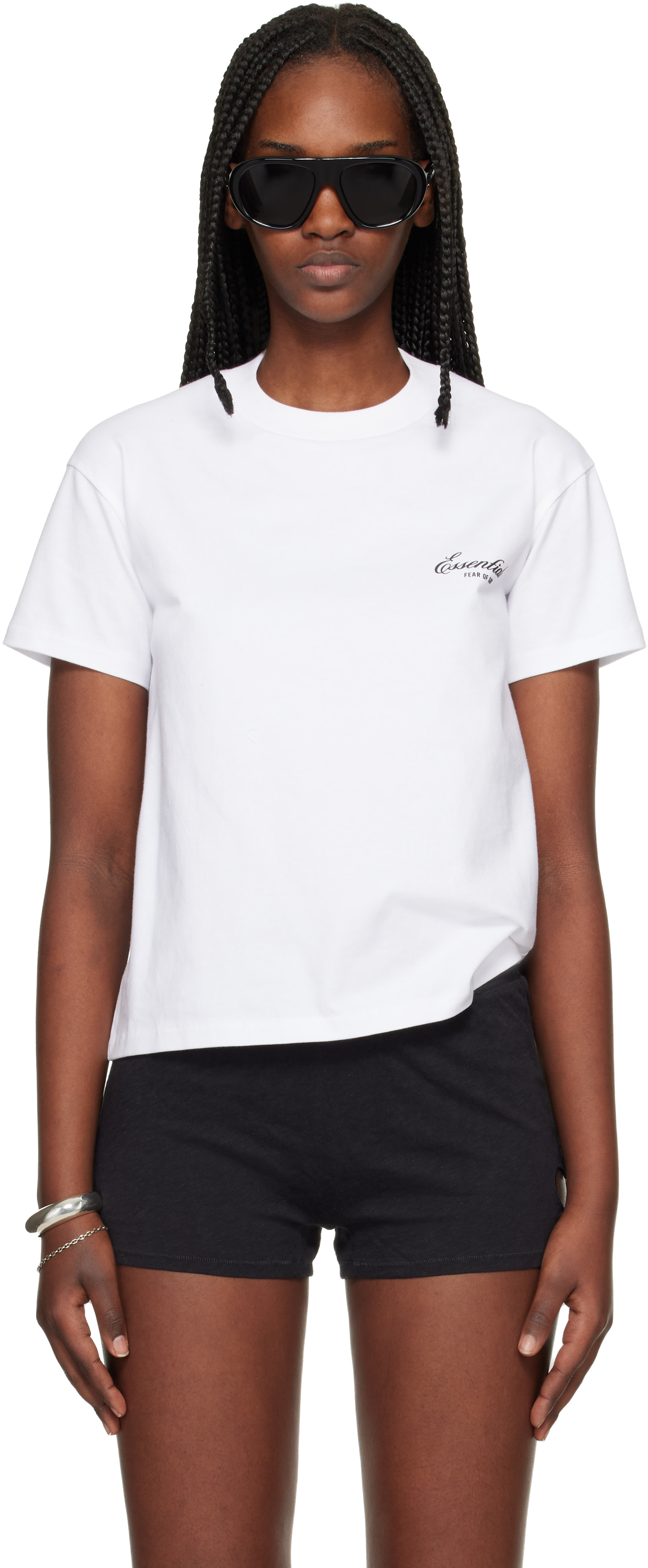 Fear of God ESSENTIALS - T-shirt à manches courtes blanc