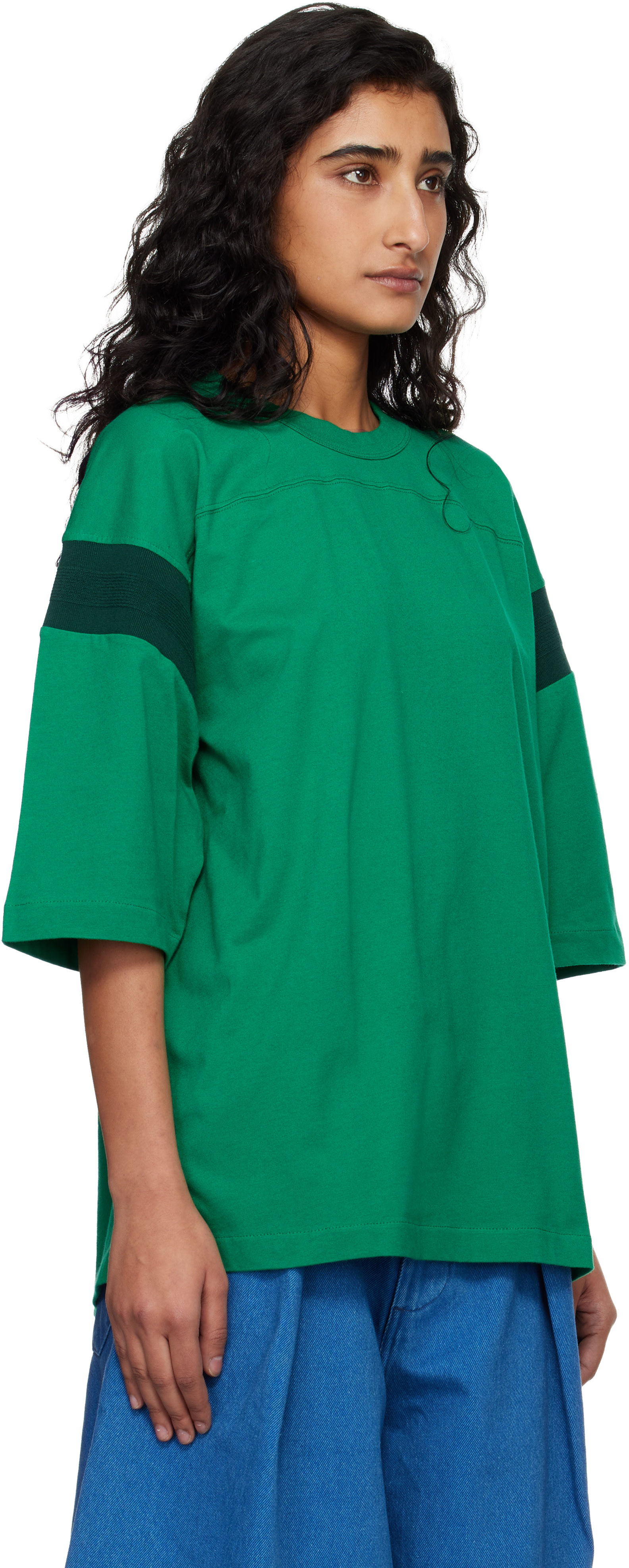 YMC - T-shirt de planchiste vert