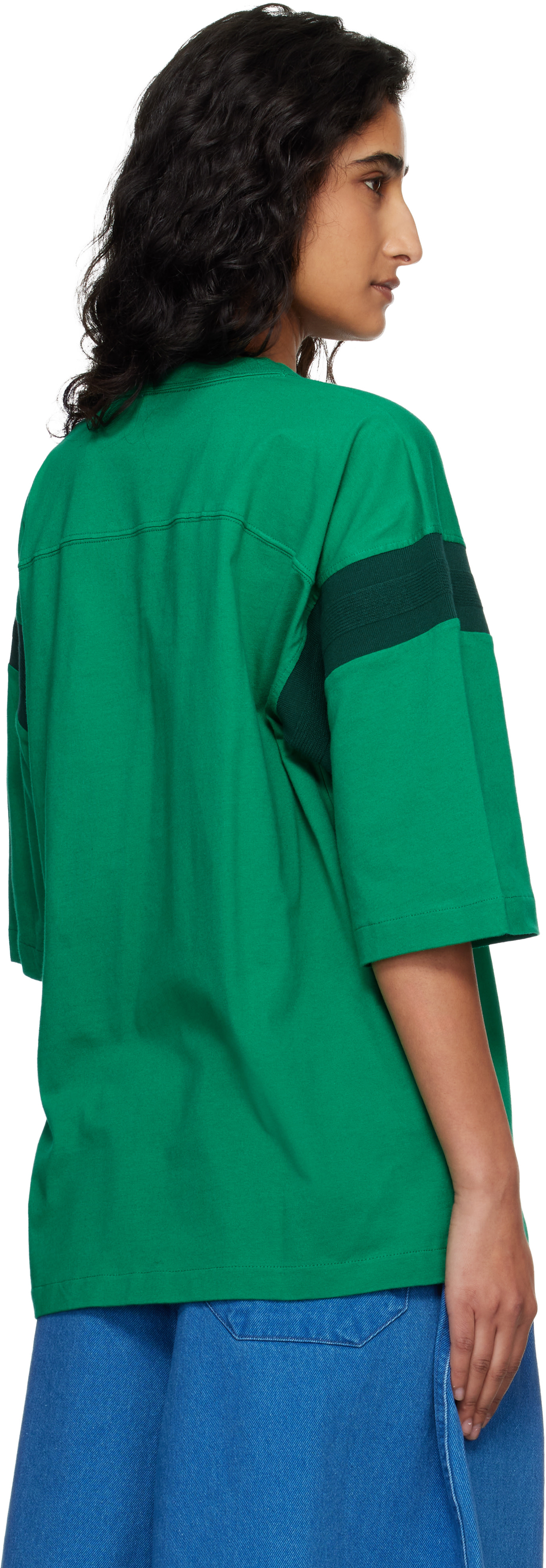 YMC - T-shirt de planchiste vert