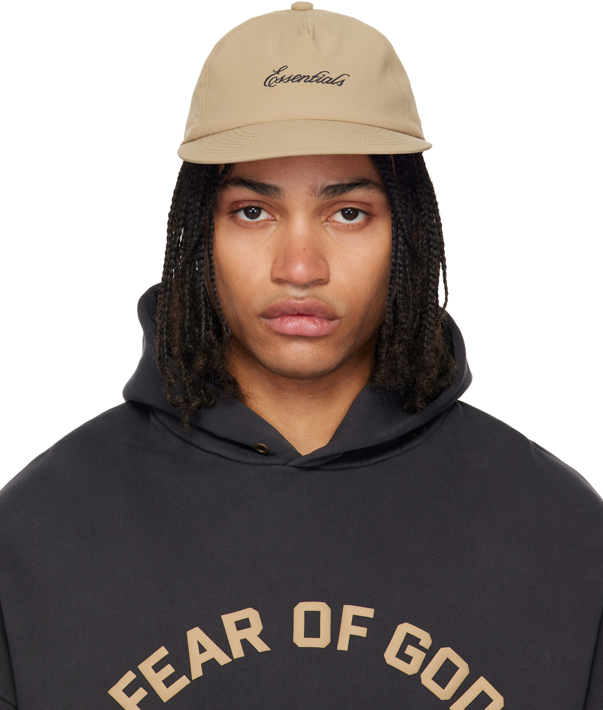Fear of God ESSENTIALS - ベージュ Signature 5 Panel キャップ