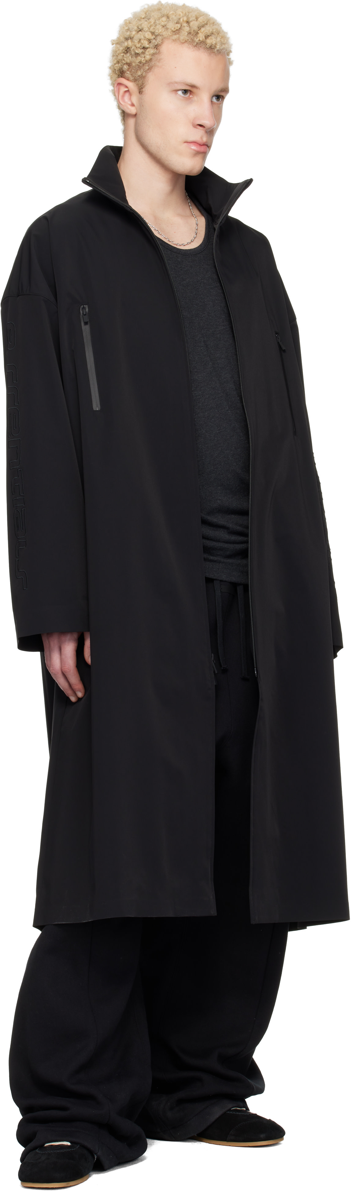 Fear of God ESSENTIALS: ブラック Active Trace Full Length トレンチ