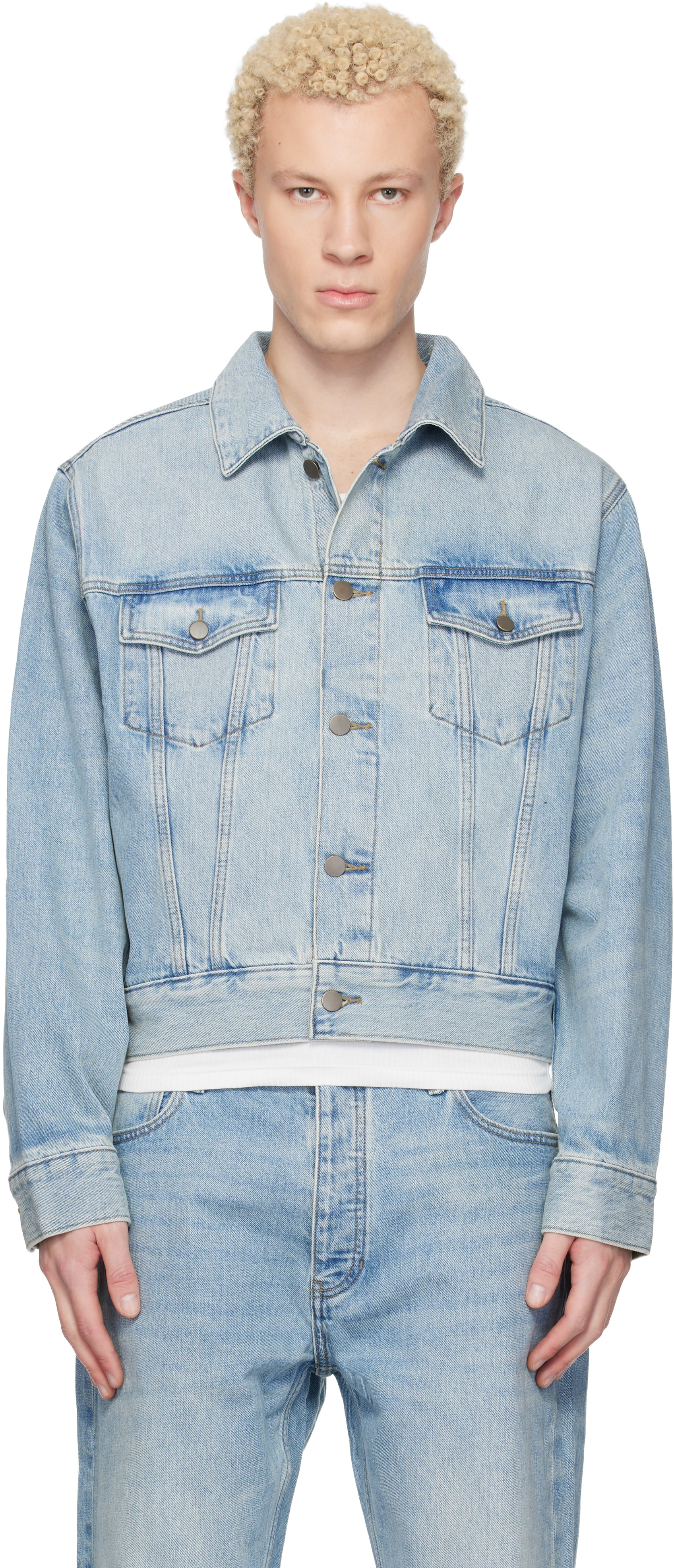 Fear of God ESSENTIALS - Blue Classic Denim Jacket