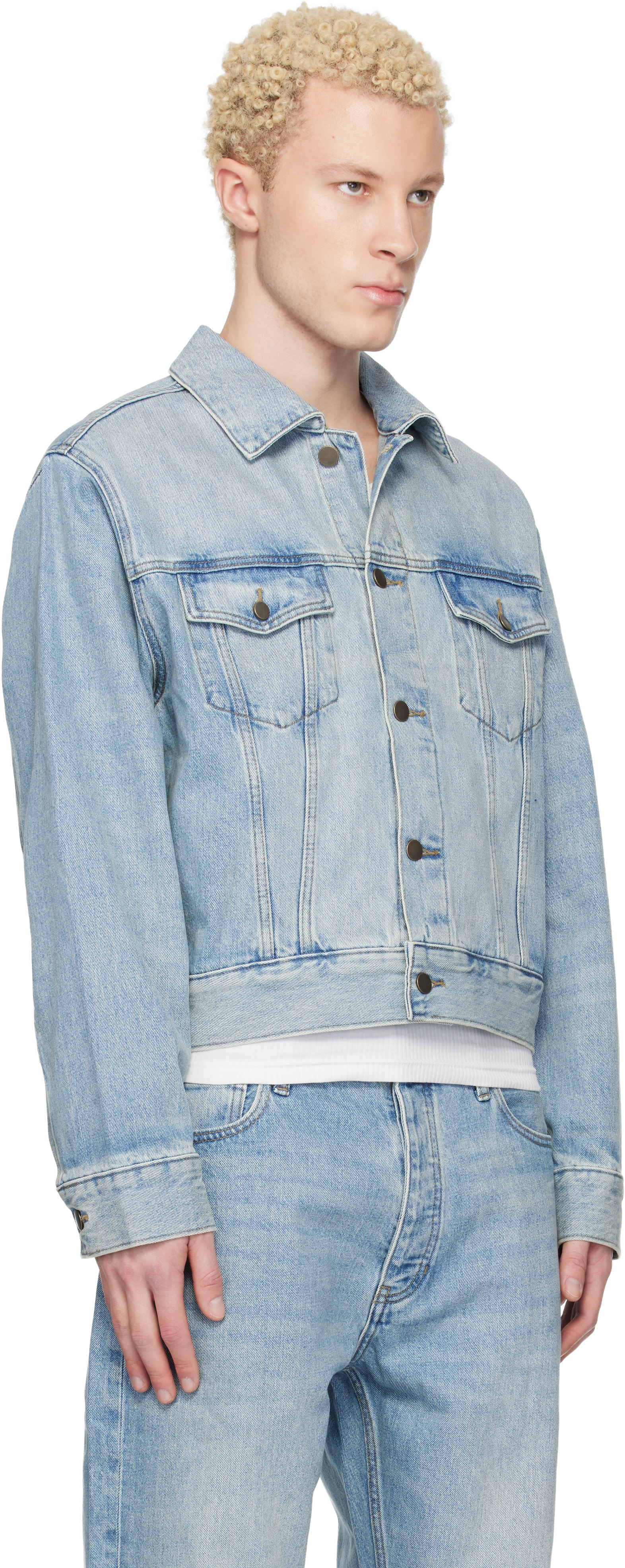 Fear of God ESSENTIALS - Blue Classic Denim Jacket