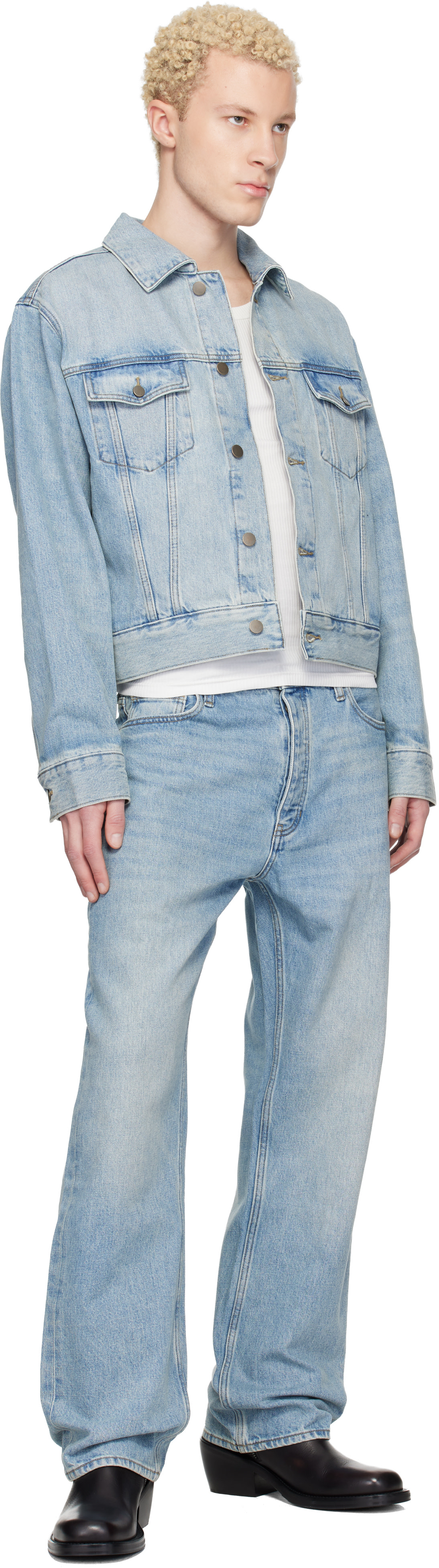 Fear of God ESSENTIALS - Blue Classic Denim Jacket