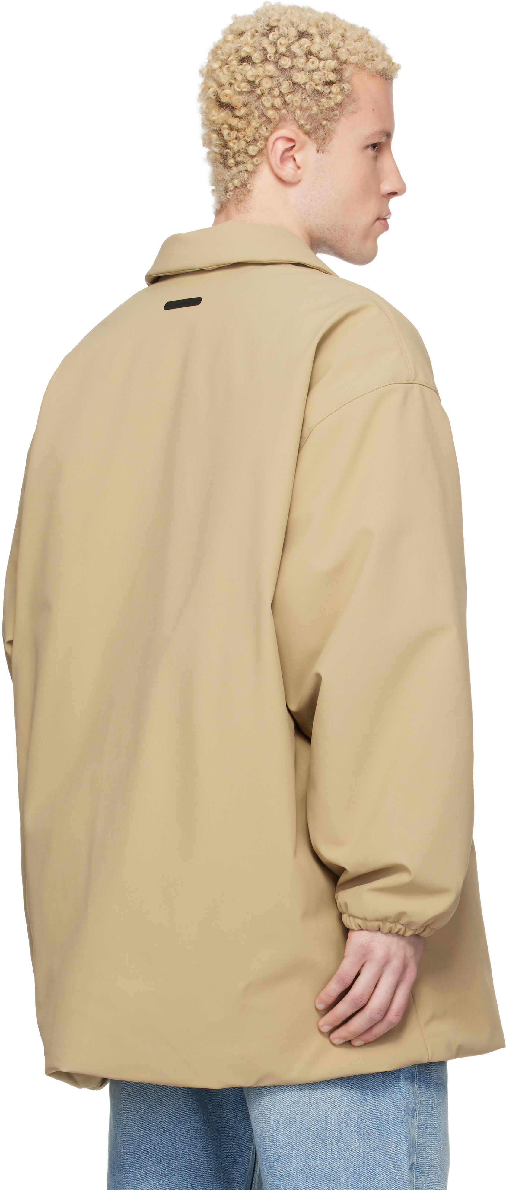 Fear of God ESSENTIALS - 베이지 시그니처 반 재킷