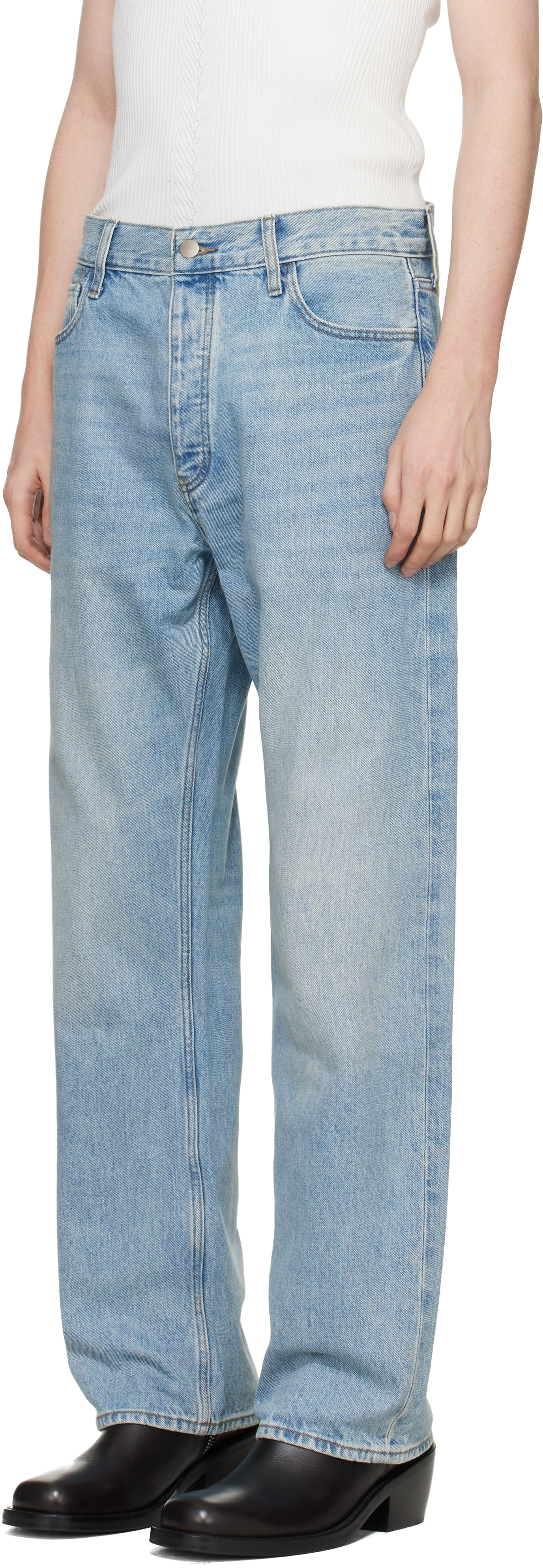 Fear of God ESSENTIALS - Jean bleu à cinq poches