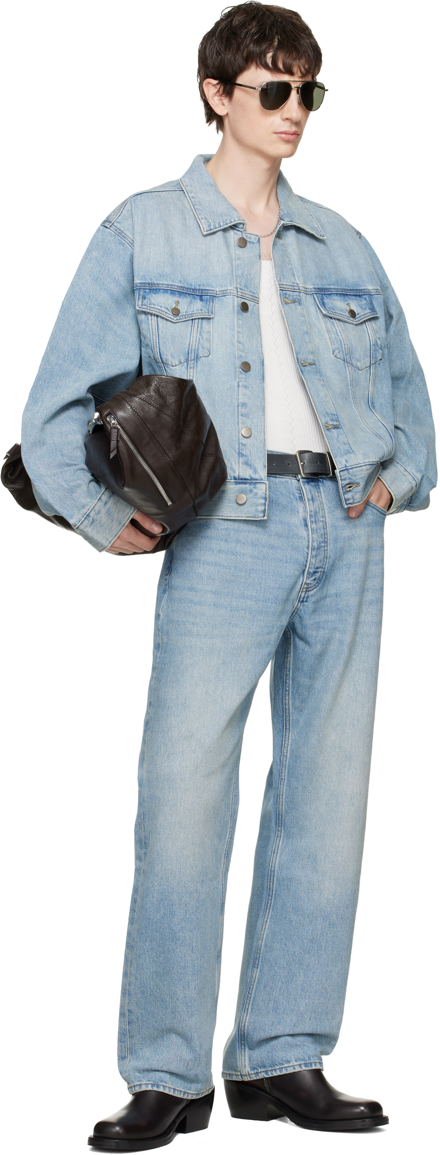 Fear of God ESSENTIALS - Jean bleu à cinq poches