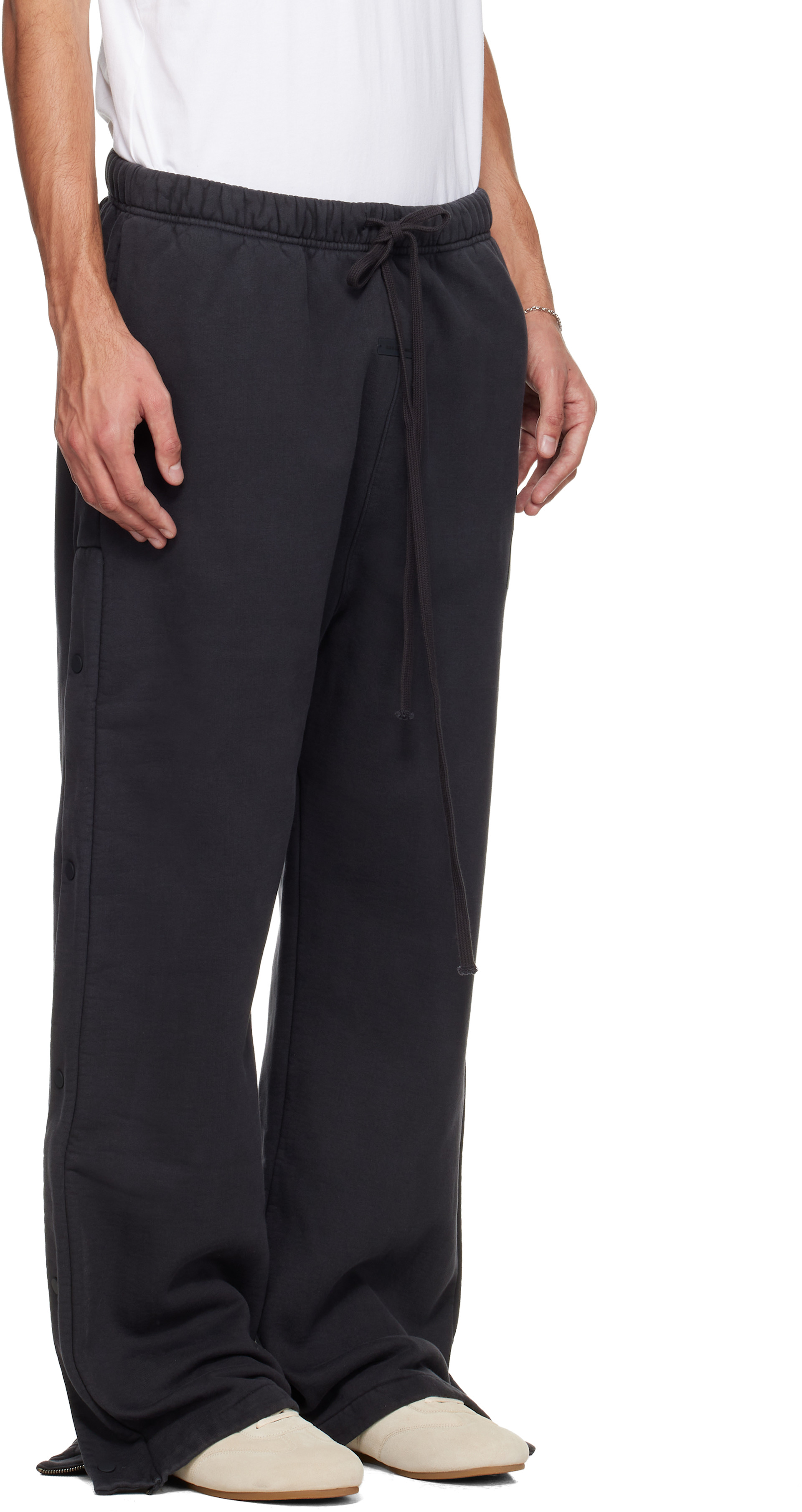 Fear of God ESSENTIALS: ブラック Holiday Heavy Fleece Tearaway