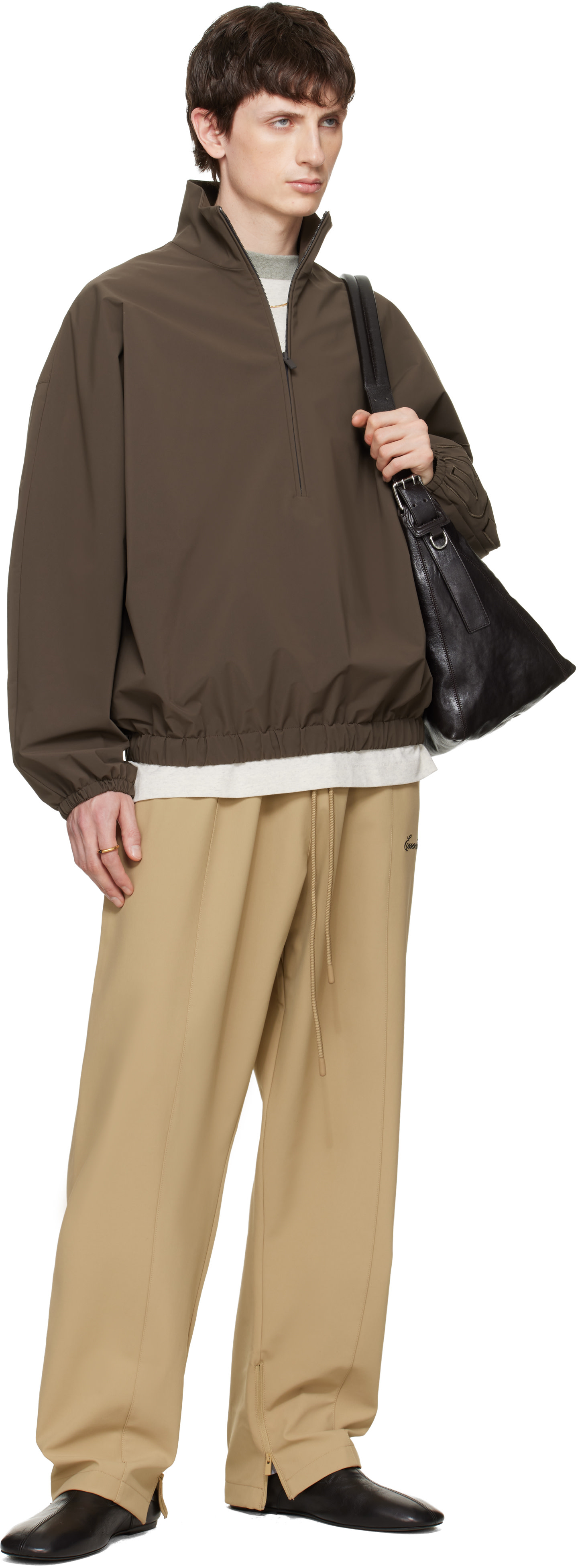Fear of God ESSENTIALS: タン Signature トラックパンツ | SSENSE 日本